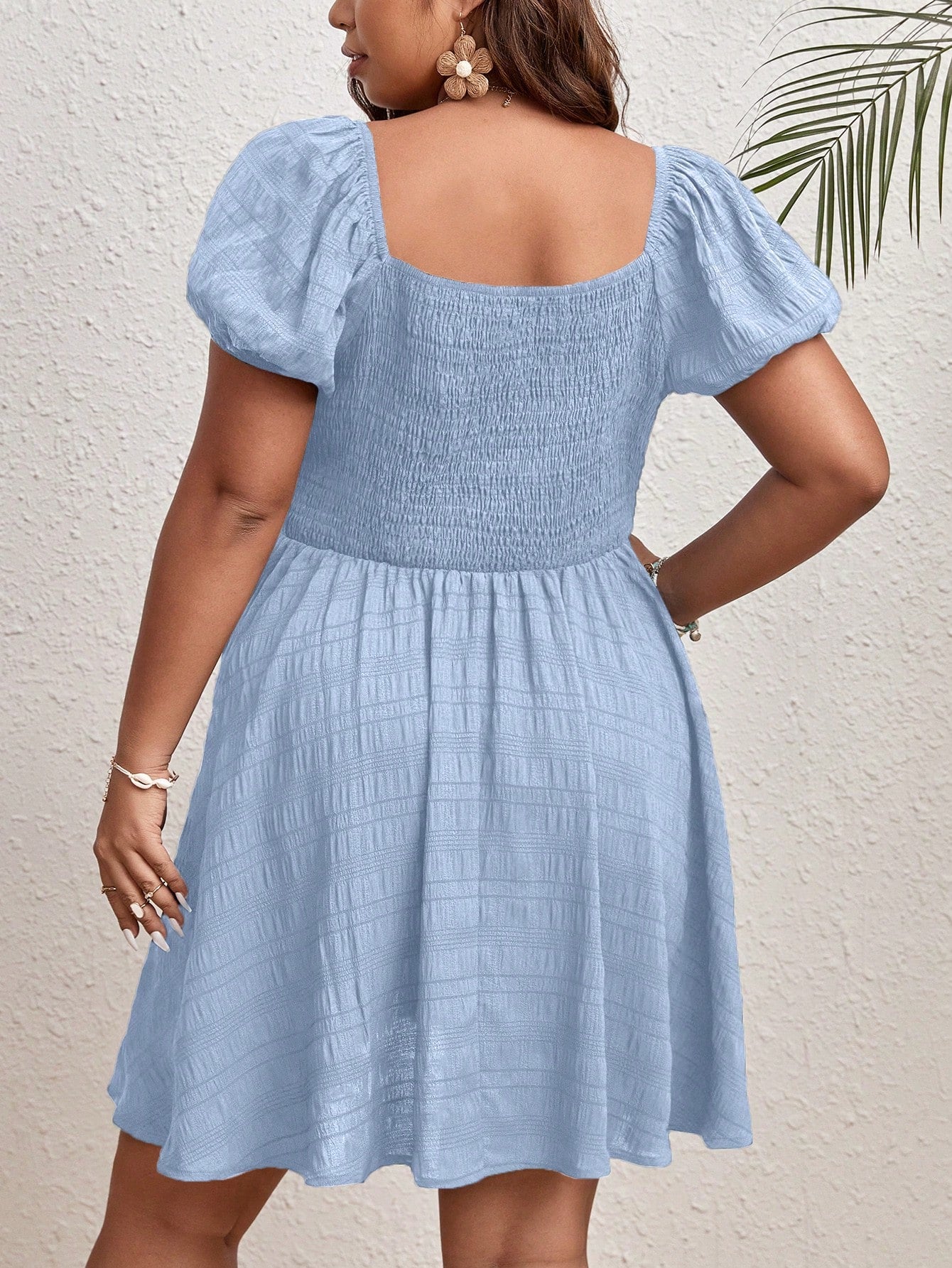 Vestido Manga Bufante Leny