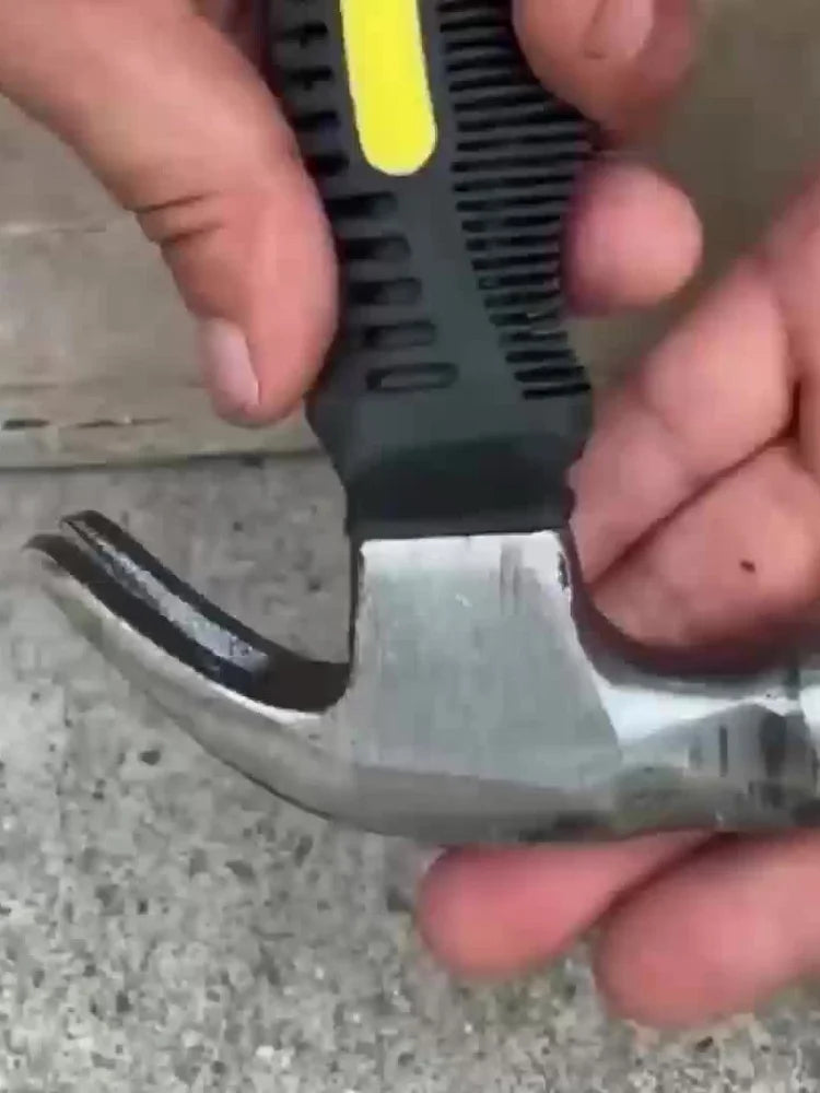 Multifunctional Mini Ramshorn Hammer 160 mm Engineering Handle Lightweight Portable Carpentry Window Breaking Hand Tools Home