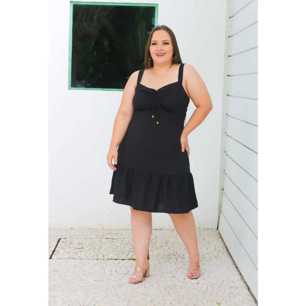 Vestido de Alças Grossas Verão