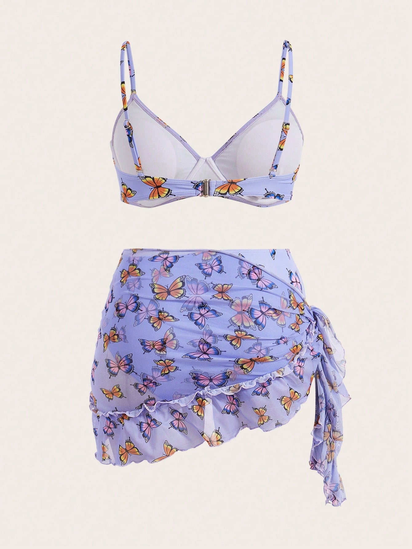 Biquíni Borboleta Plus Size + Ganhe Sainha de Praia