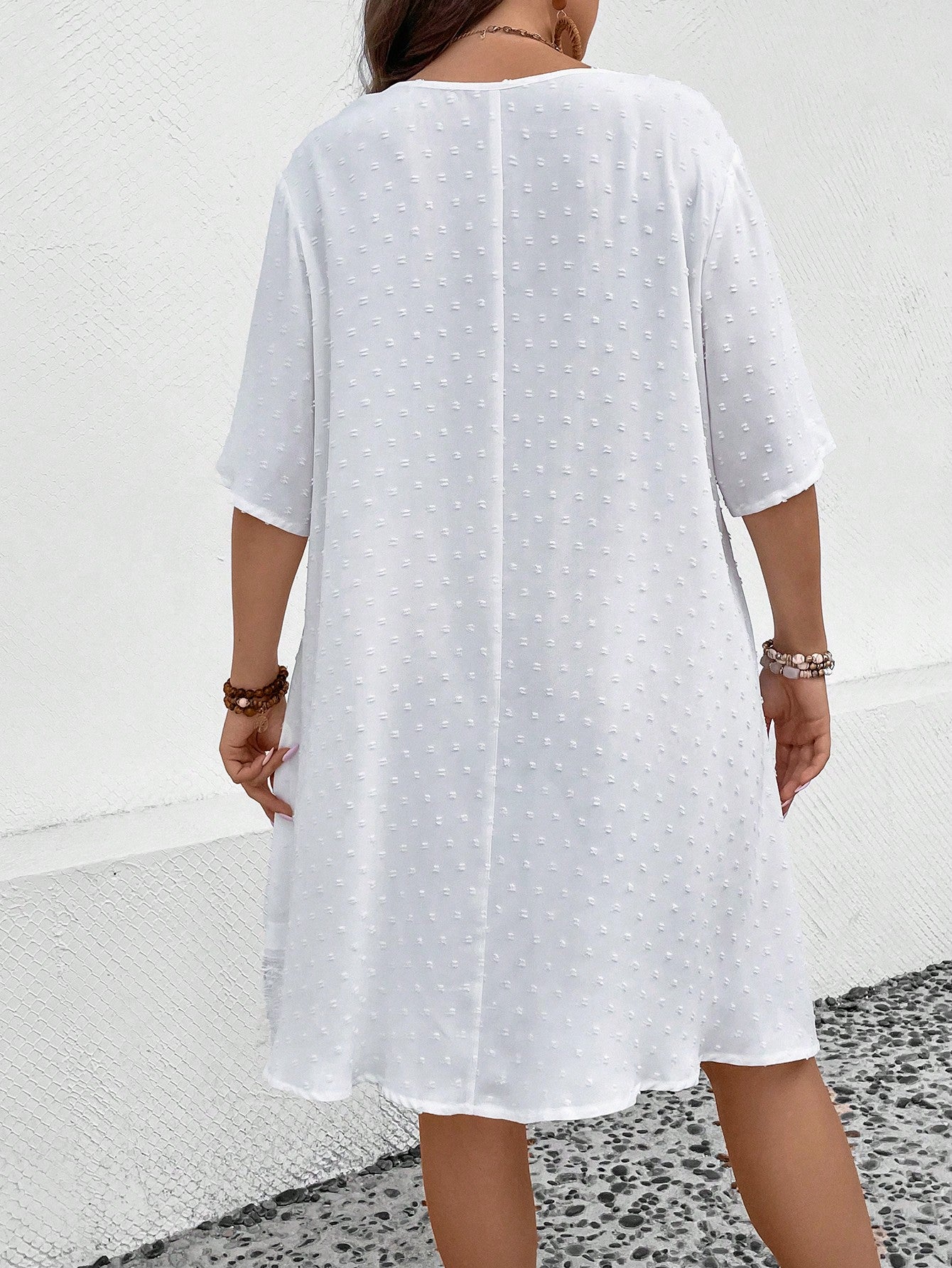 Vestido Barra Rendada