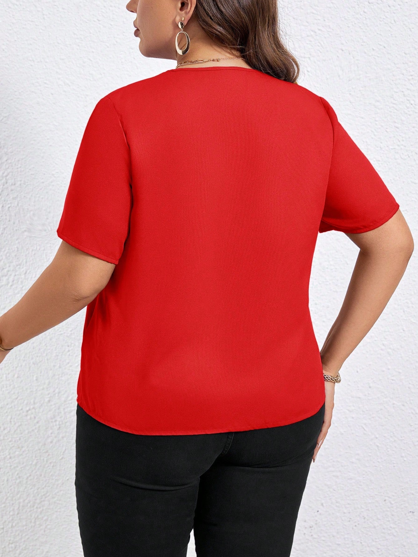 Blusa Mini Decote V