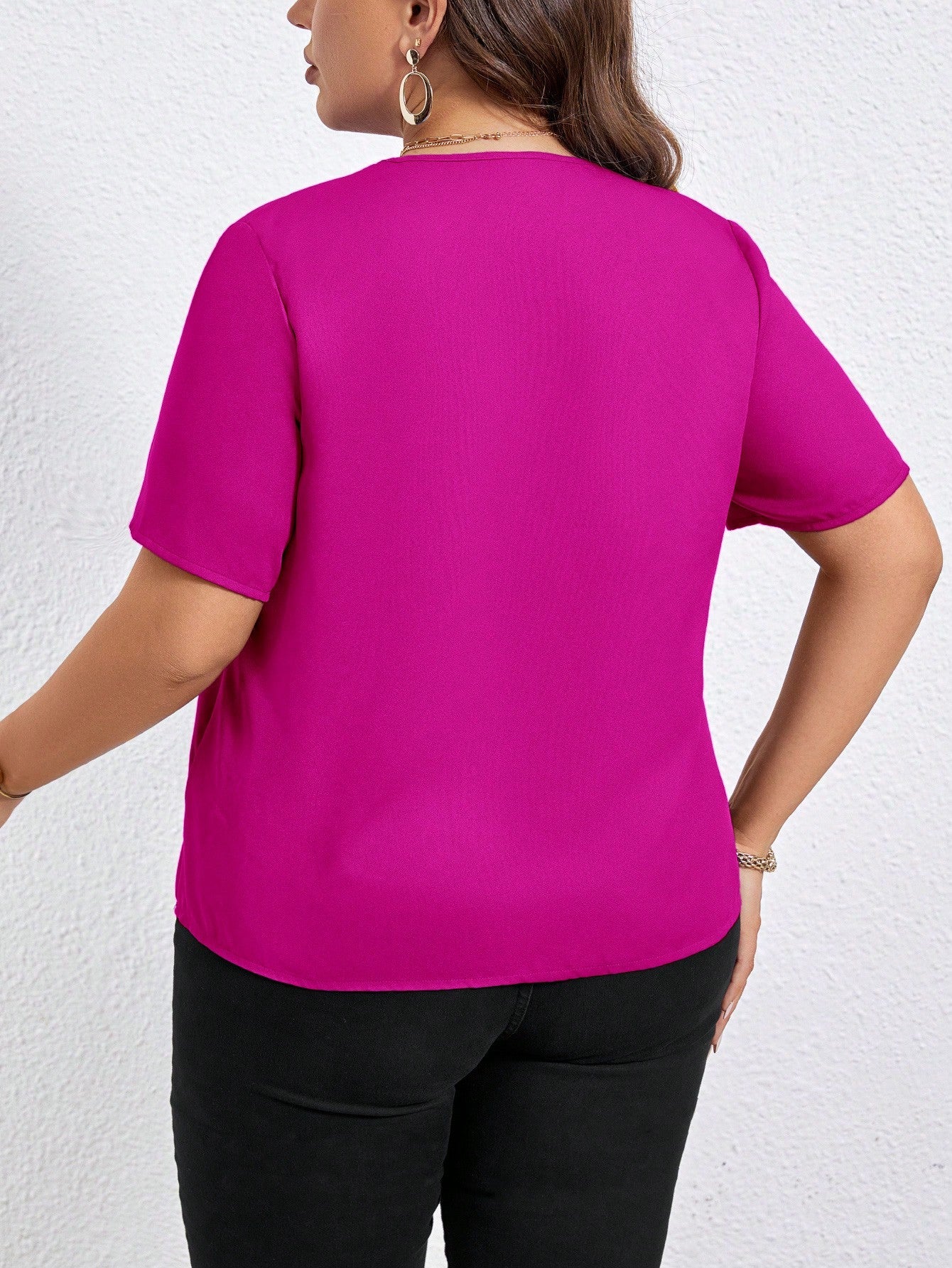 Blusa Mini Decote V