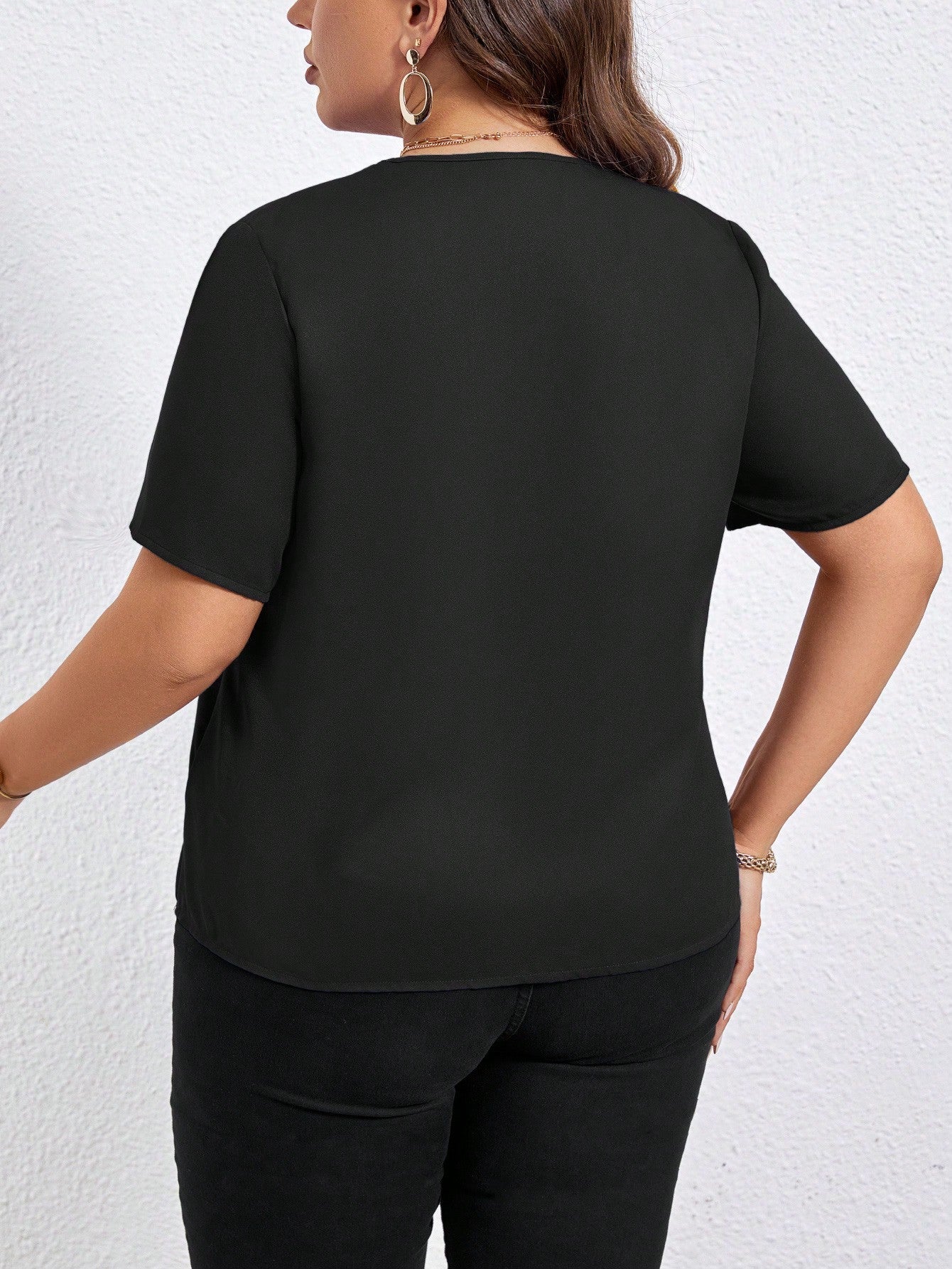 Blusa Mini Decote V