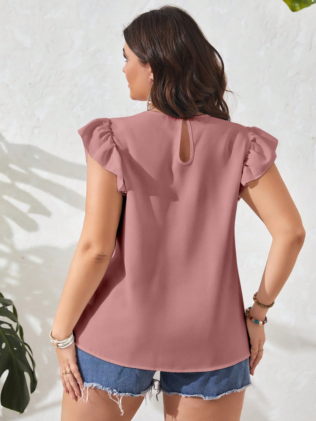 Blusa Helena Com Renda E Babado
