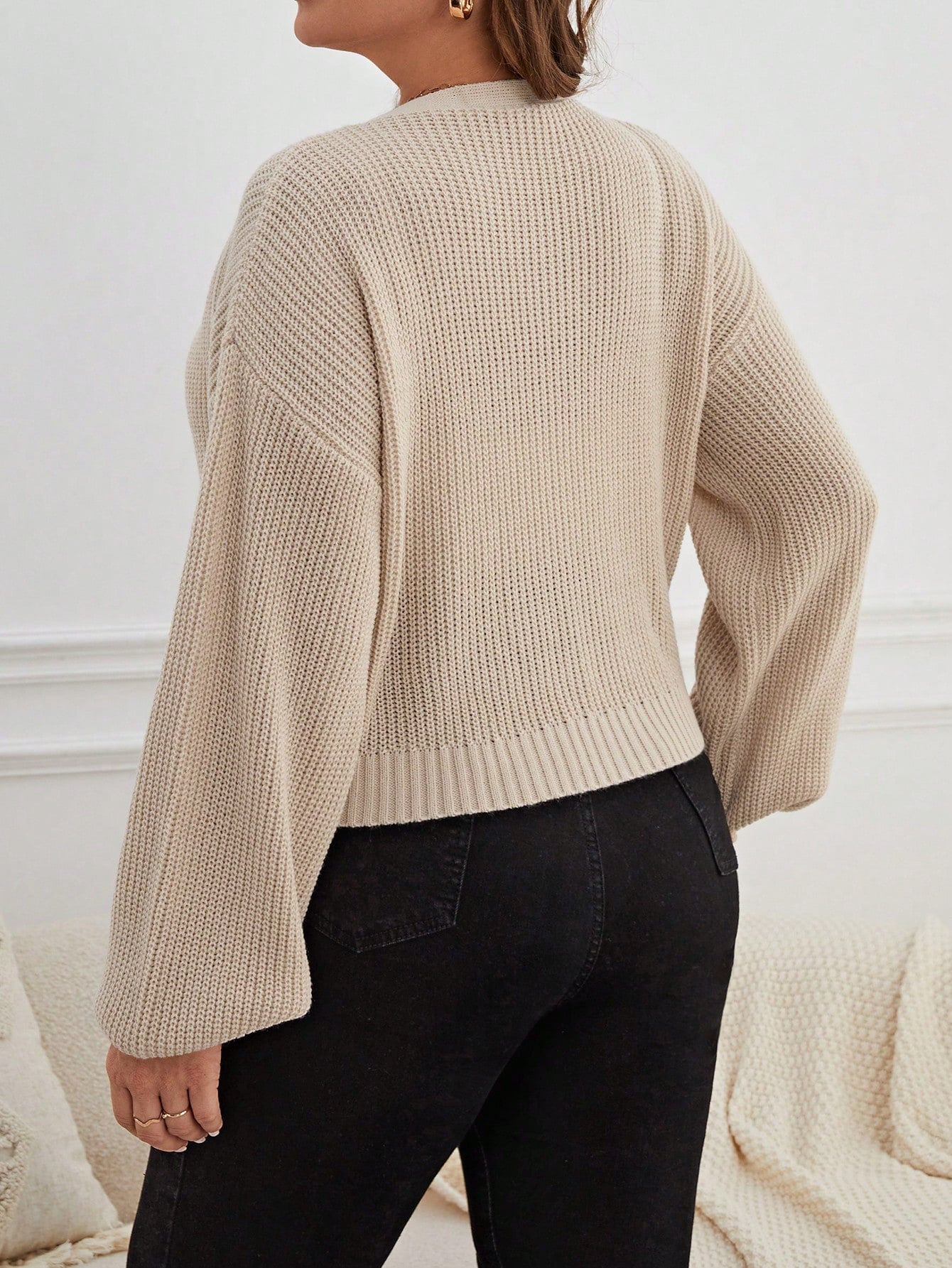 Cardigan Botão Frontal