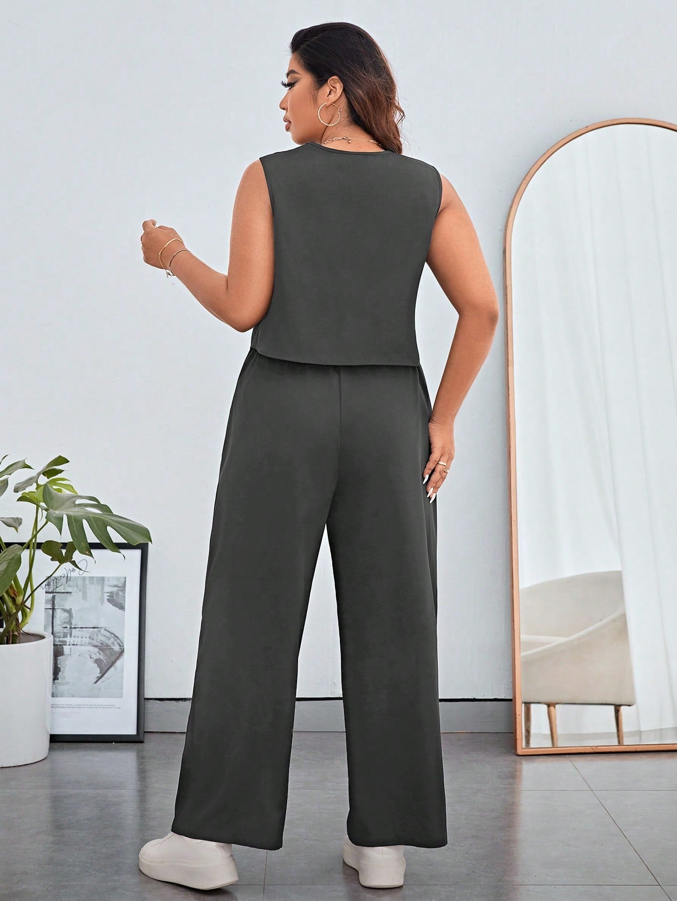 Conjunto Elegance Colete e Calça Plus