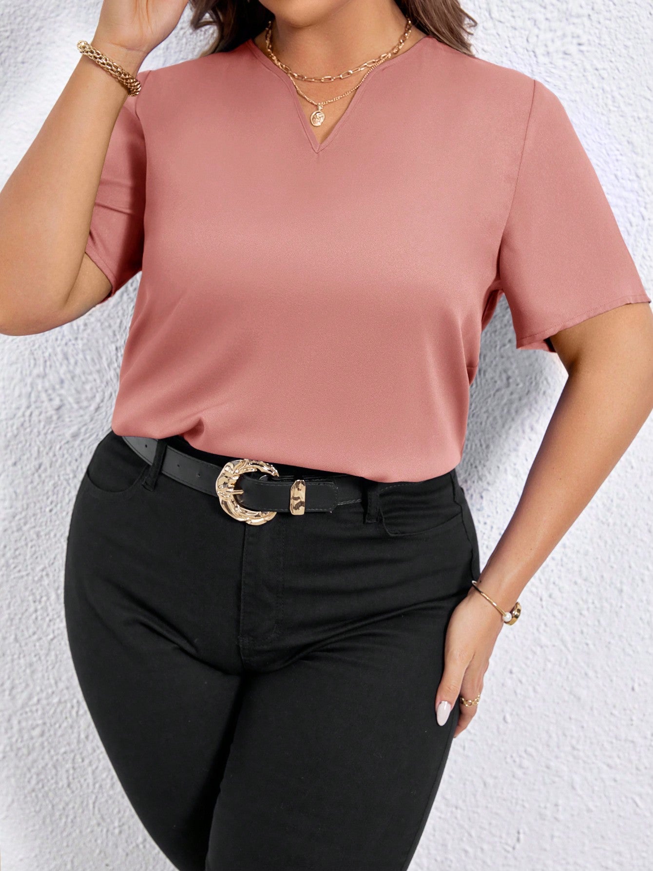 Blusa Mini Decote V