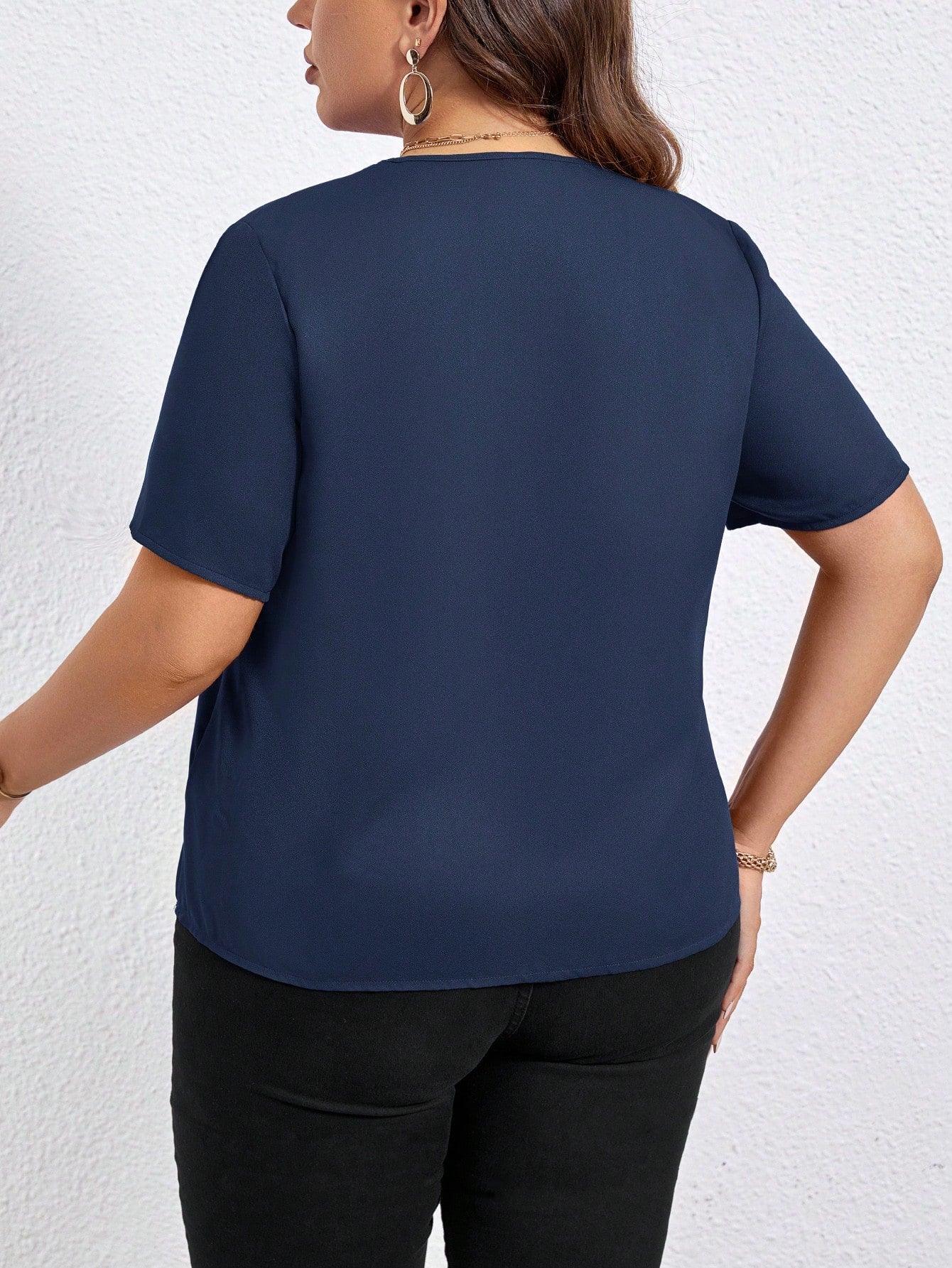 Blusa Mini Decote V