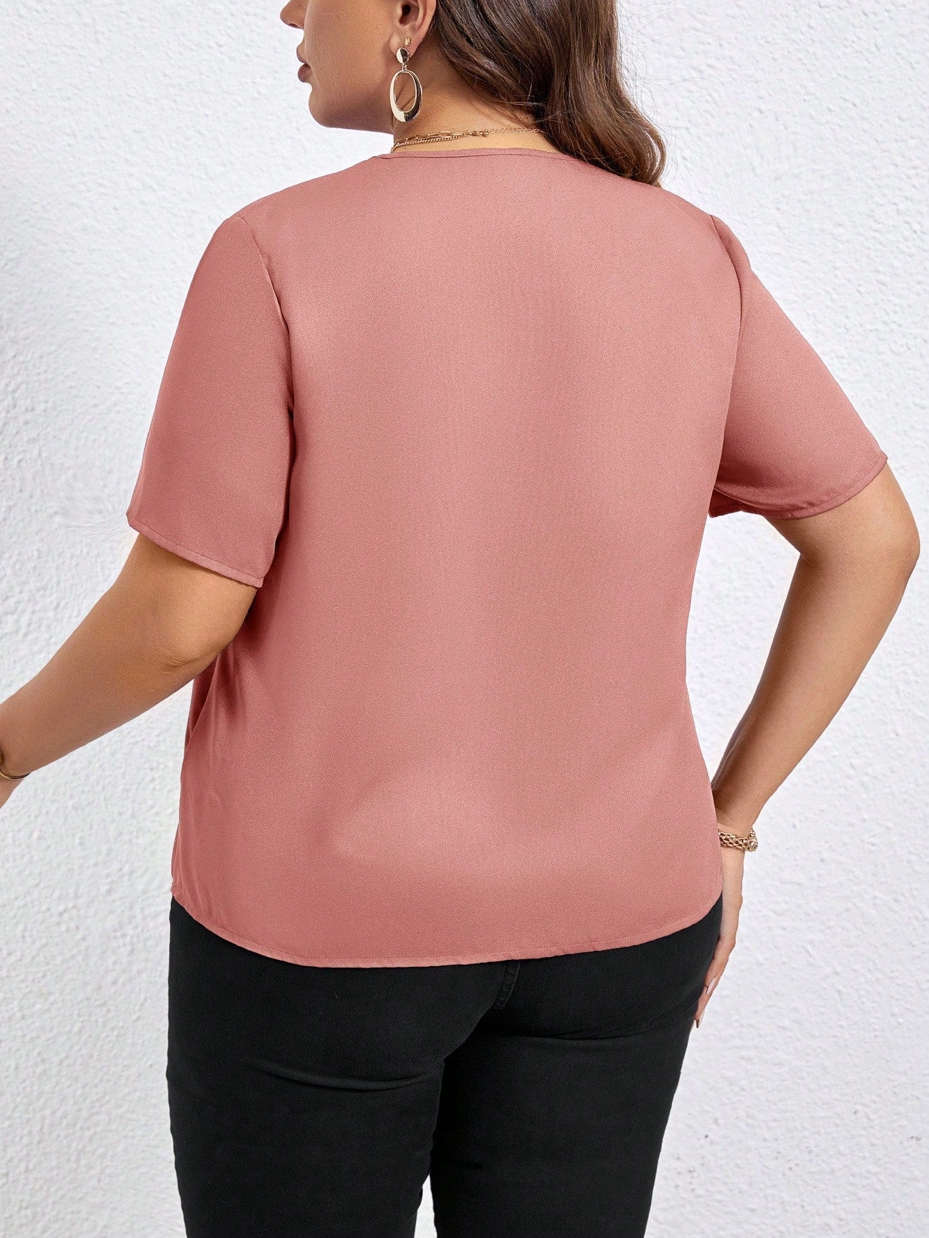 Blusa Mini Decote V