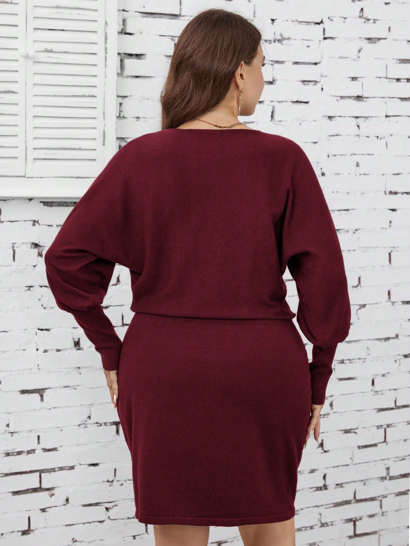 Vestido De Manga Ampla