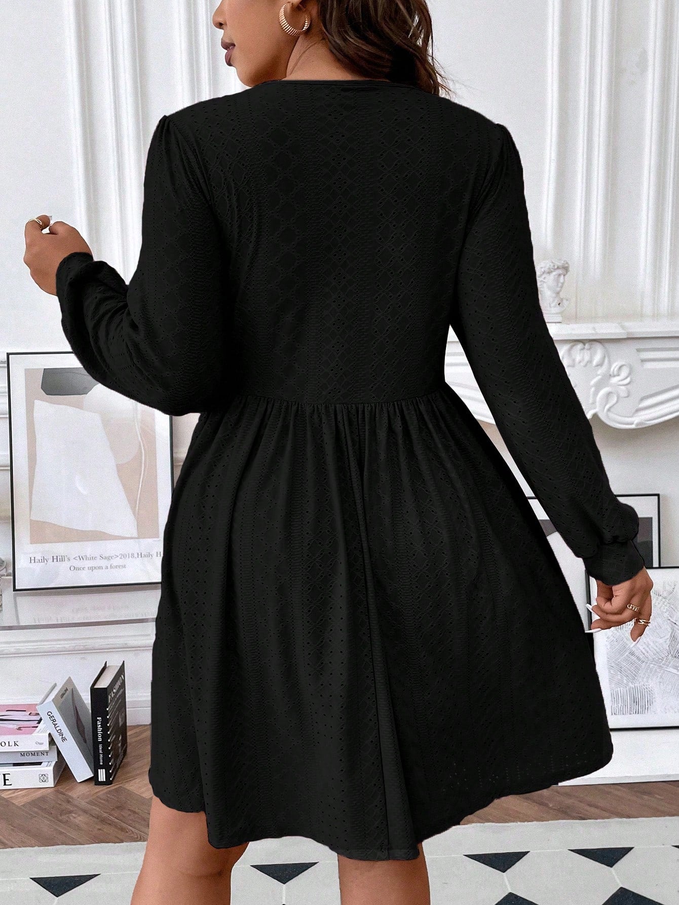 Vestido Quioto Detalhes Ziguezague