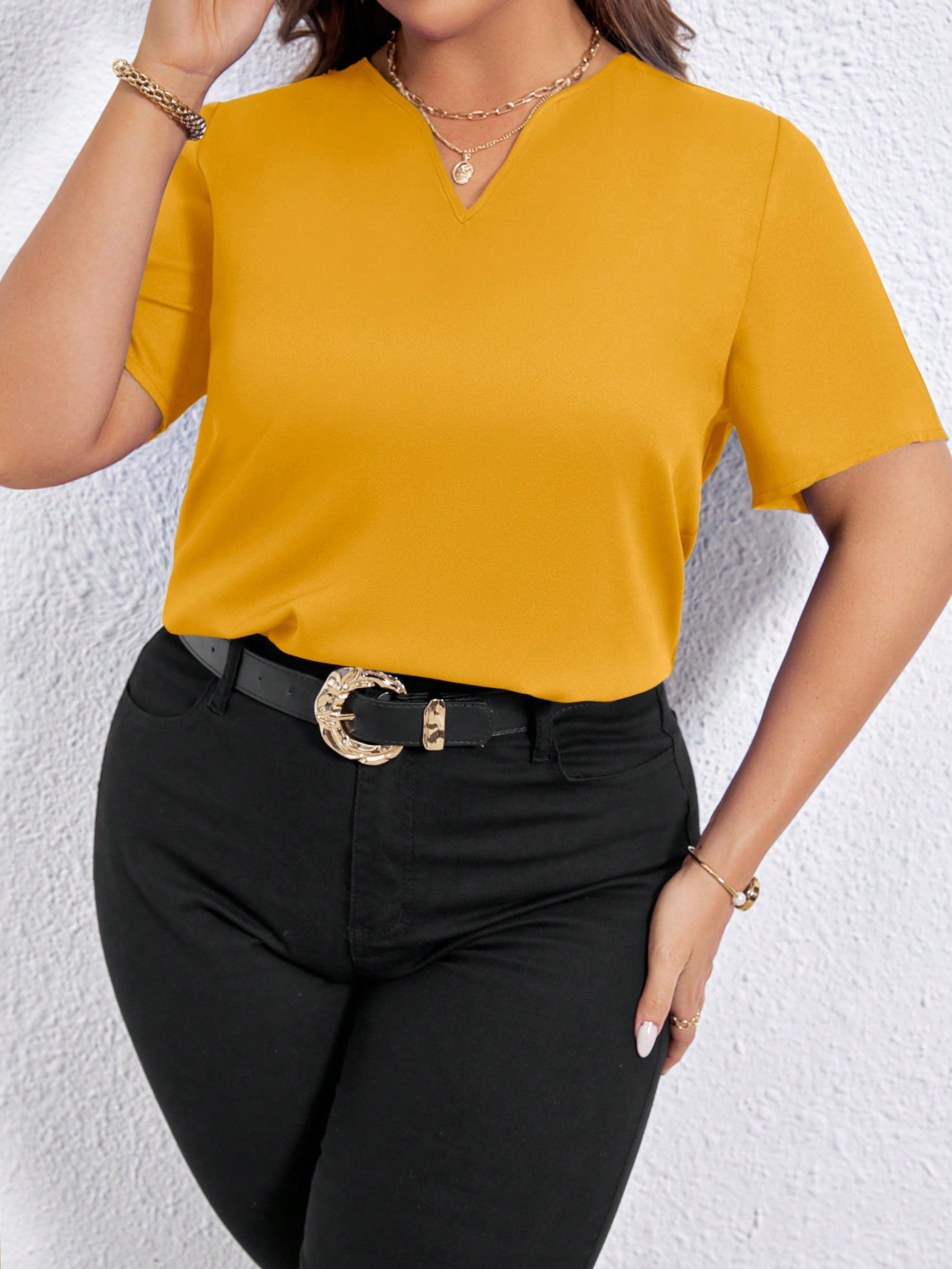 Blusa Mini Decote V