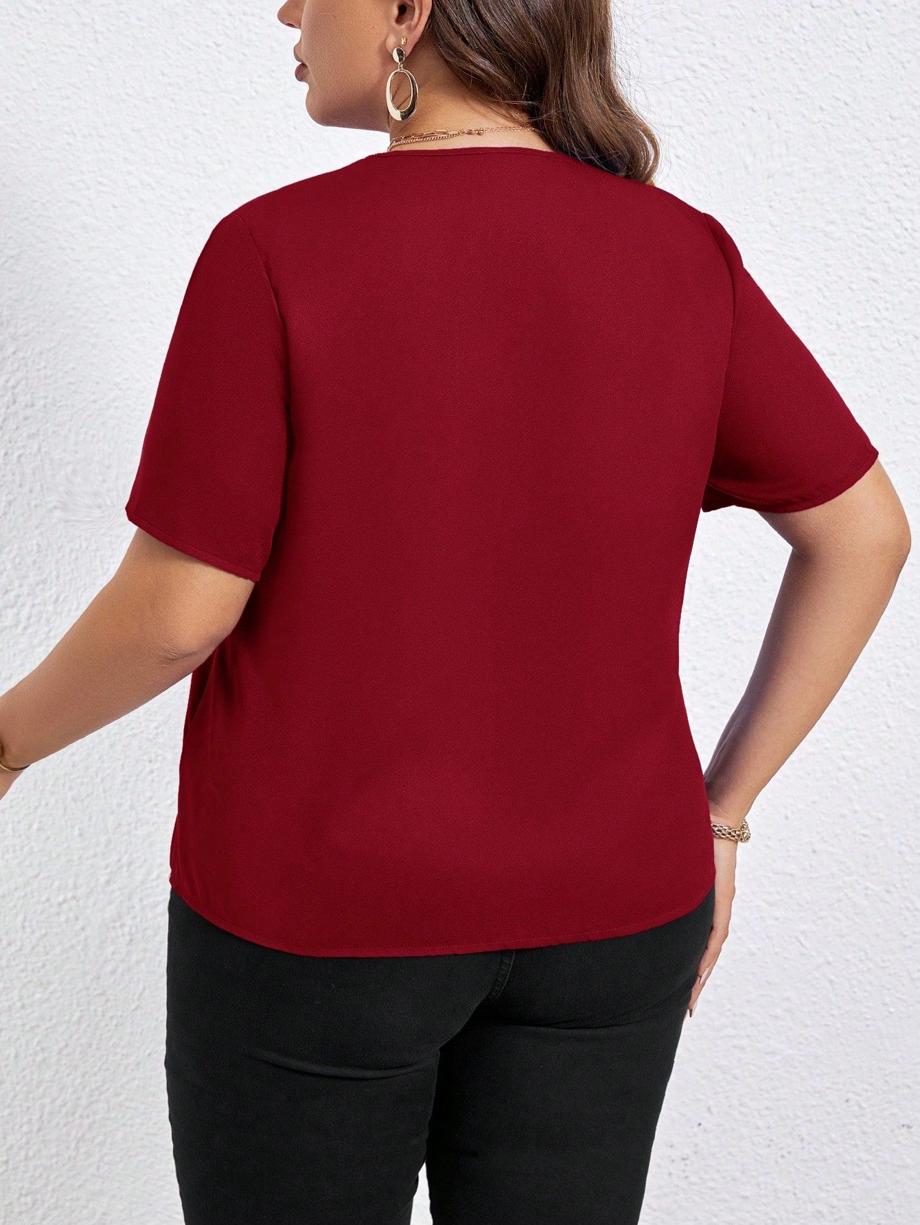Blusa Mini Decote V