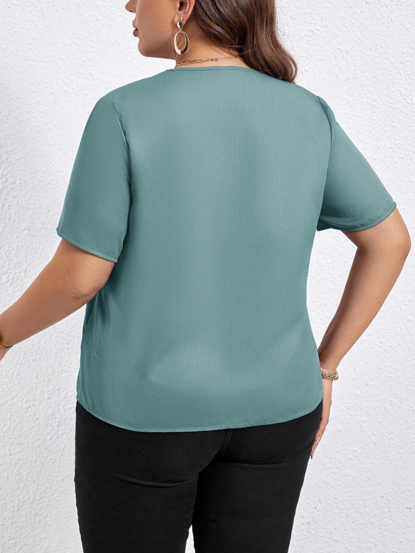 Blusa Mini Decote V
