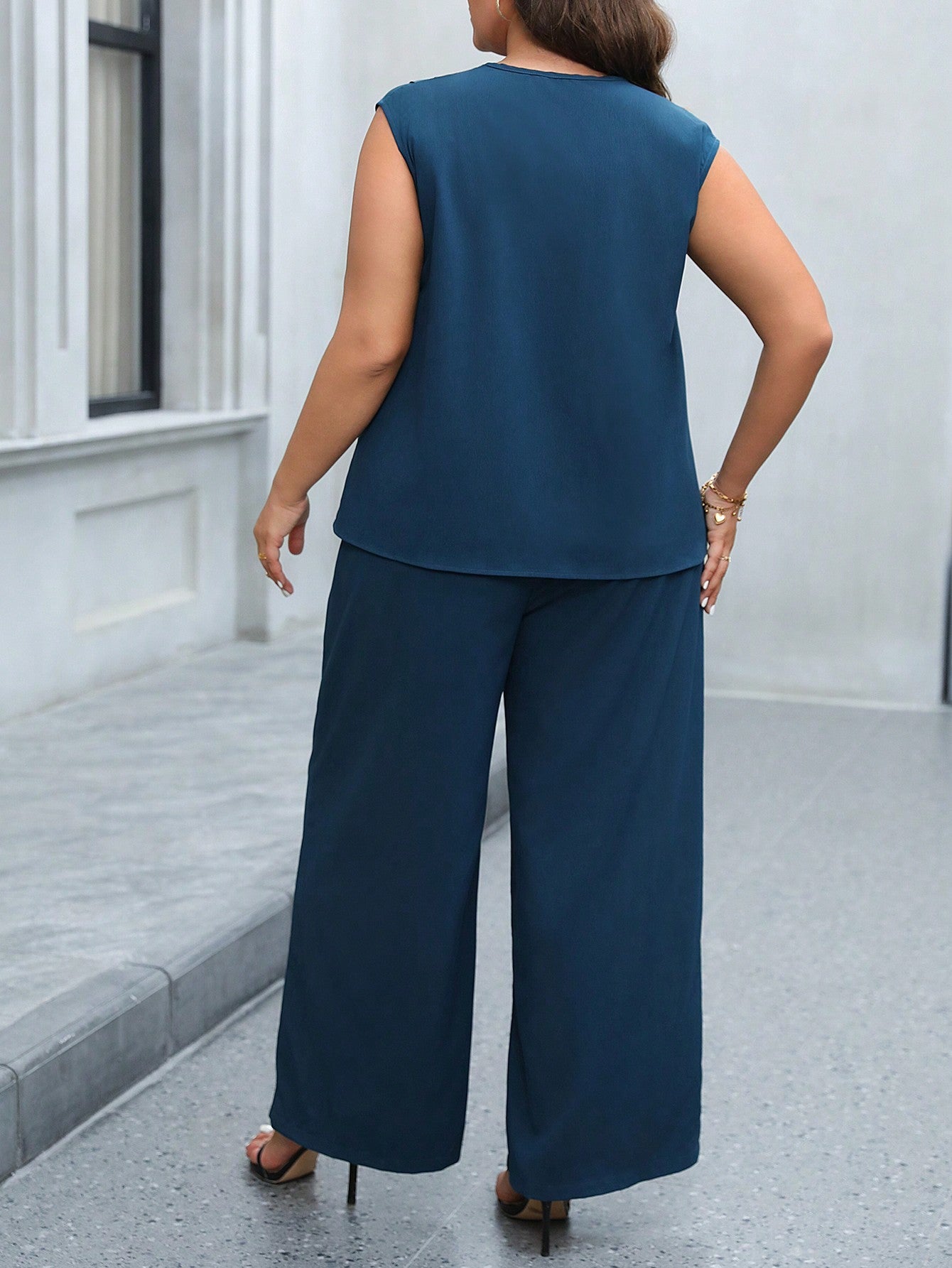 Conjunto Casual Moderno Calça e Blusa