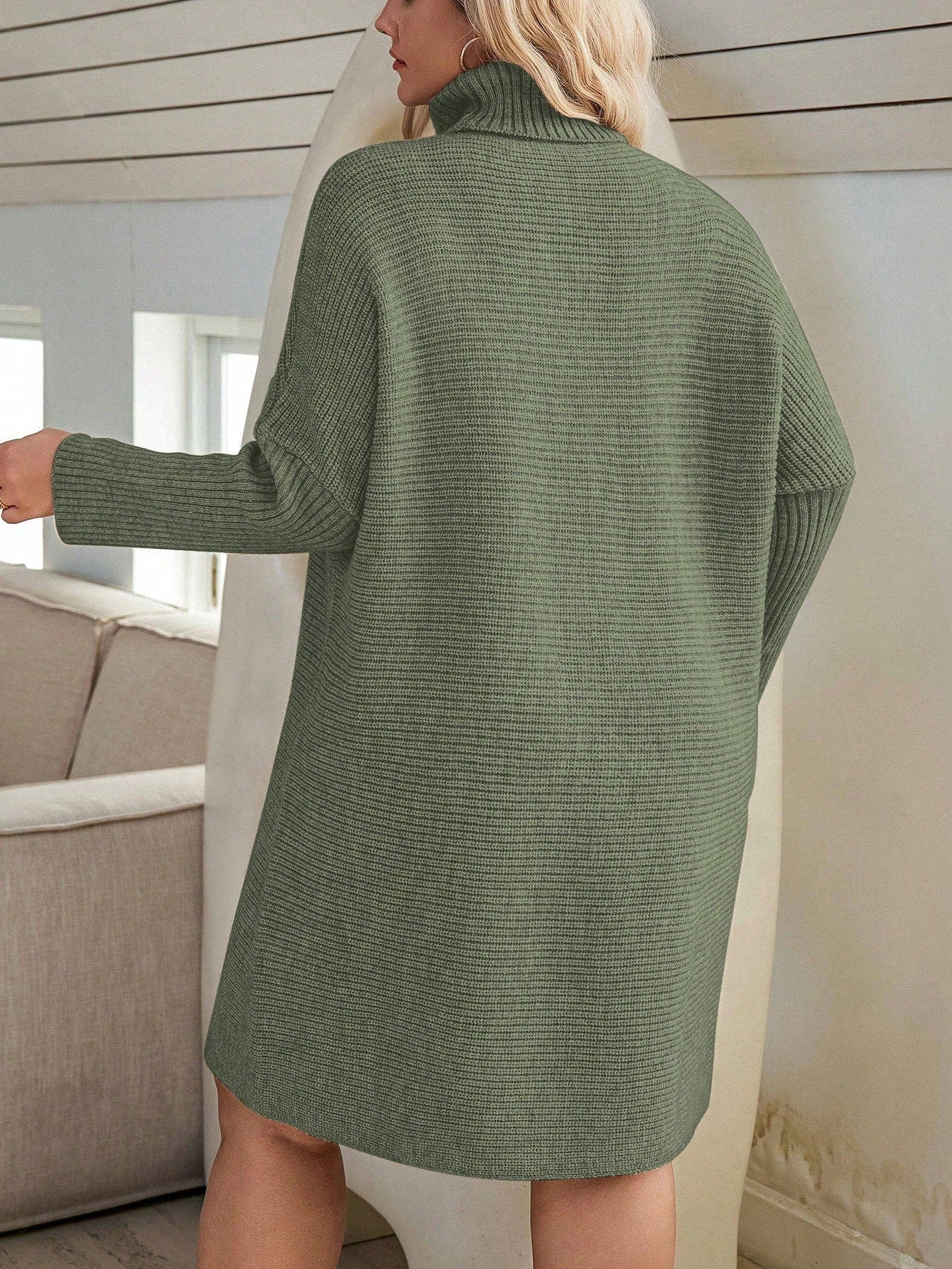 Vestido Suéter Sofisticado