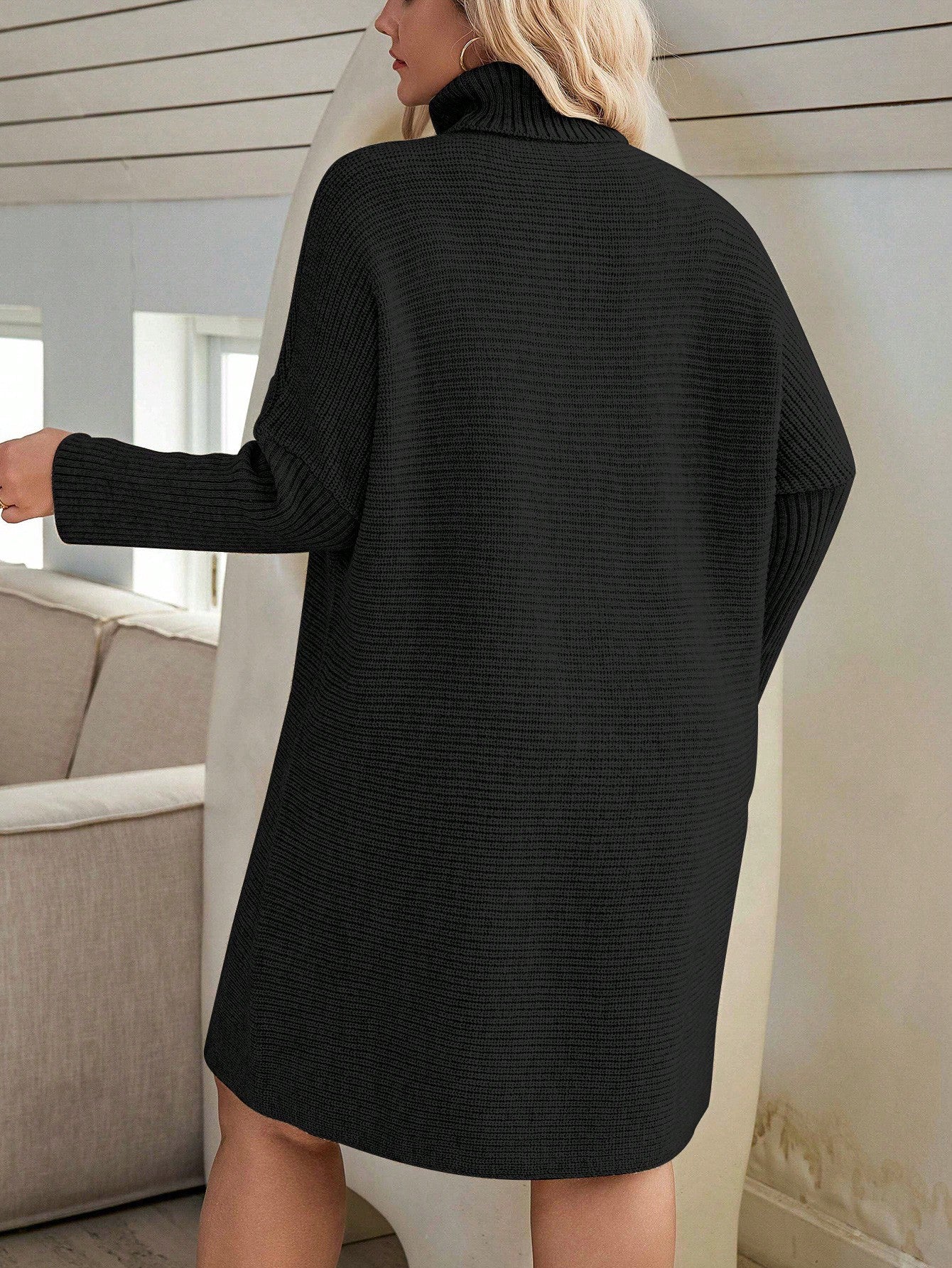 Vestido Suéter Sofisticado