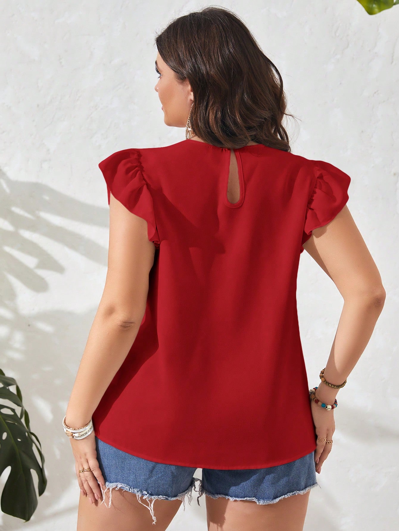Blusa Helena Com Renda E Babado