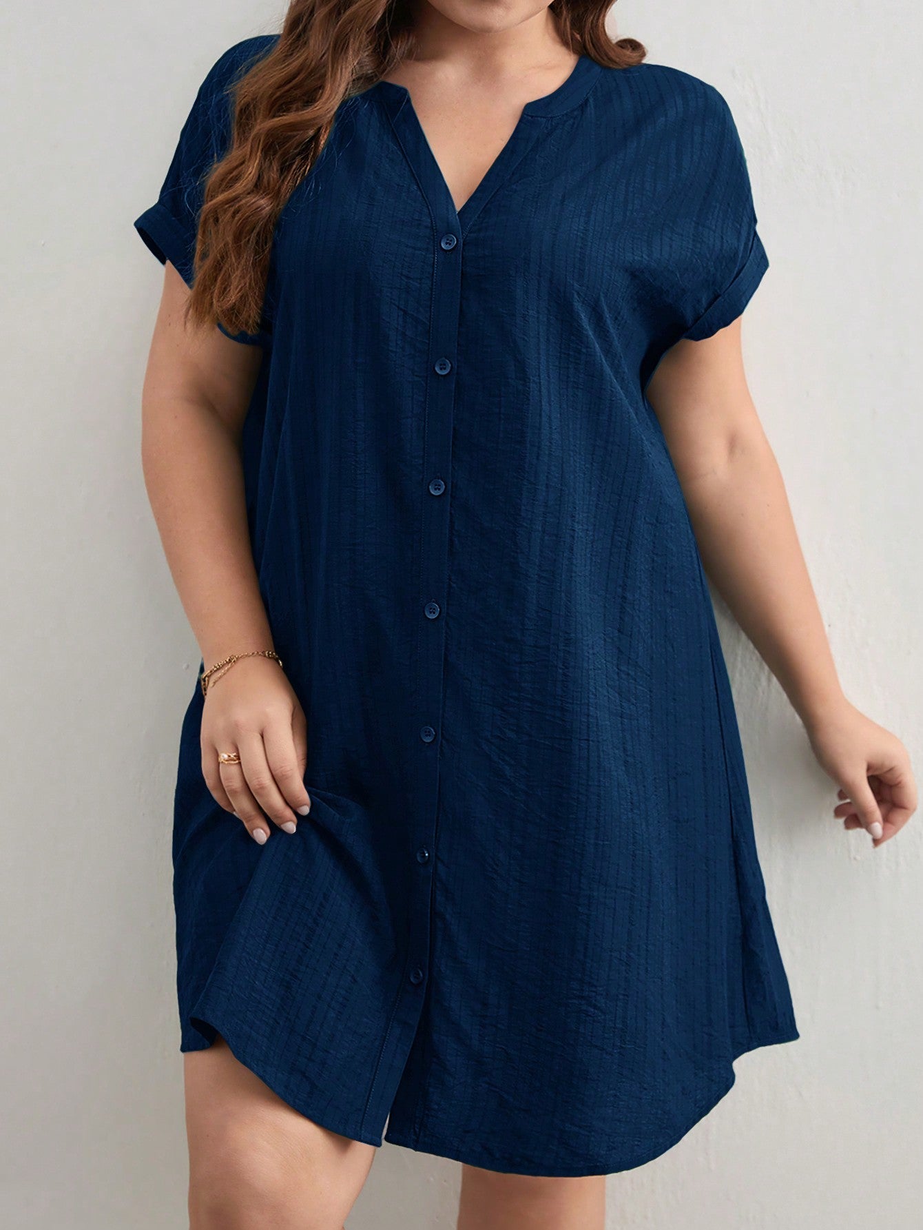 Vestido Botões Plus Size