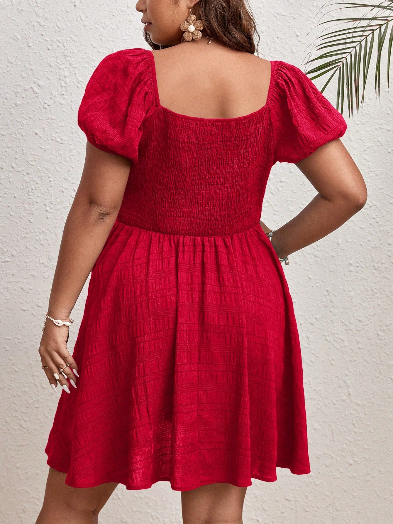 Vestido Manga Bufante Leny