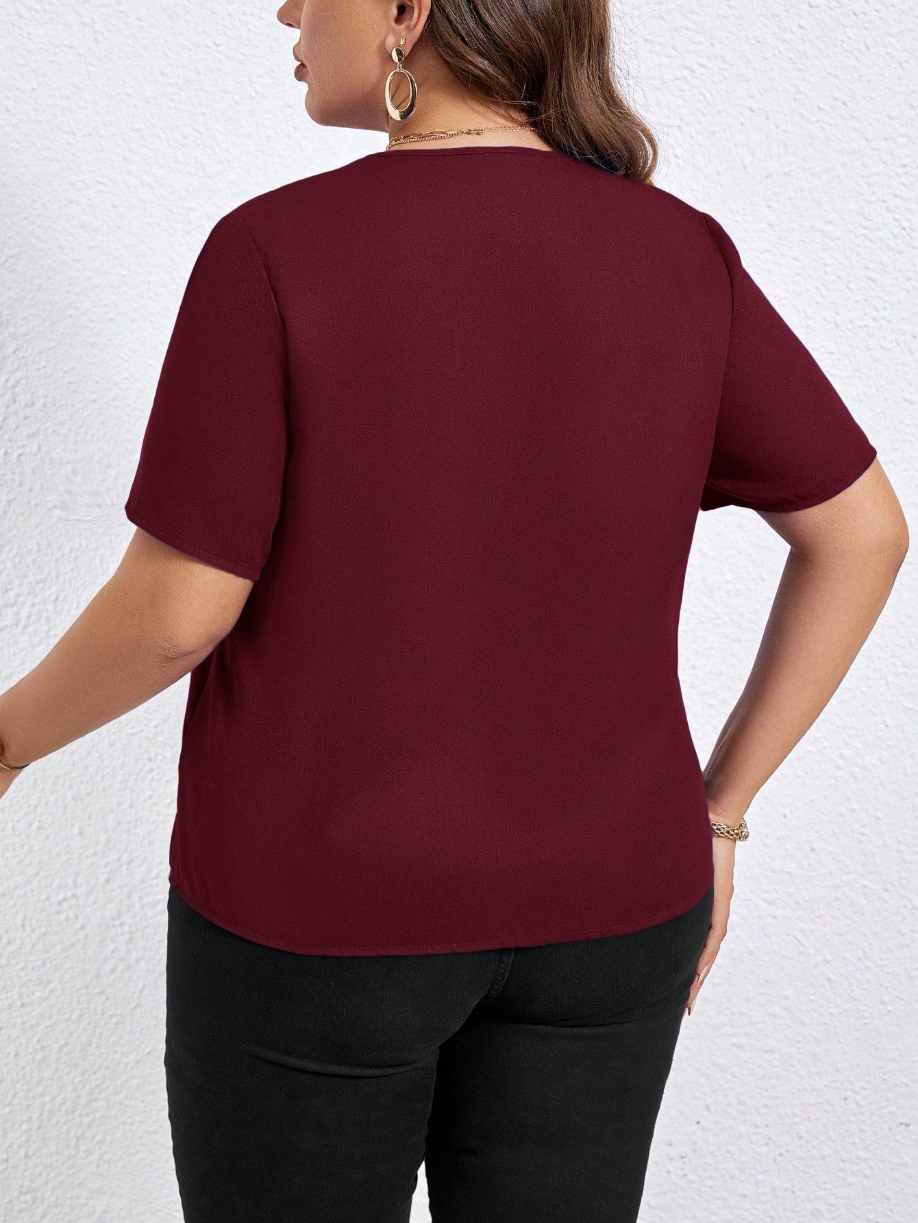 Blusa Mini Decote V