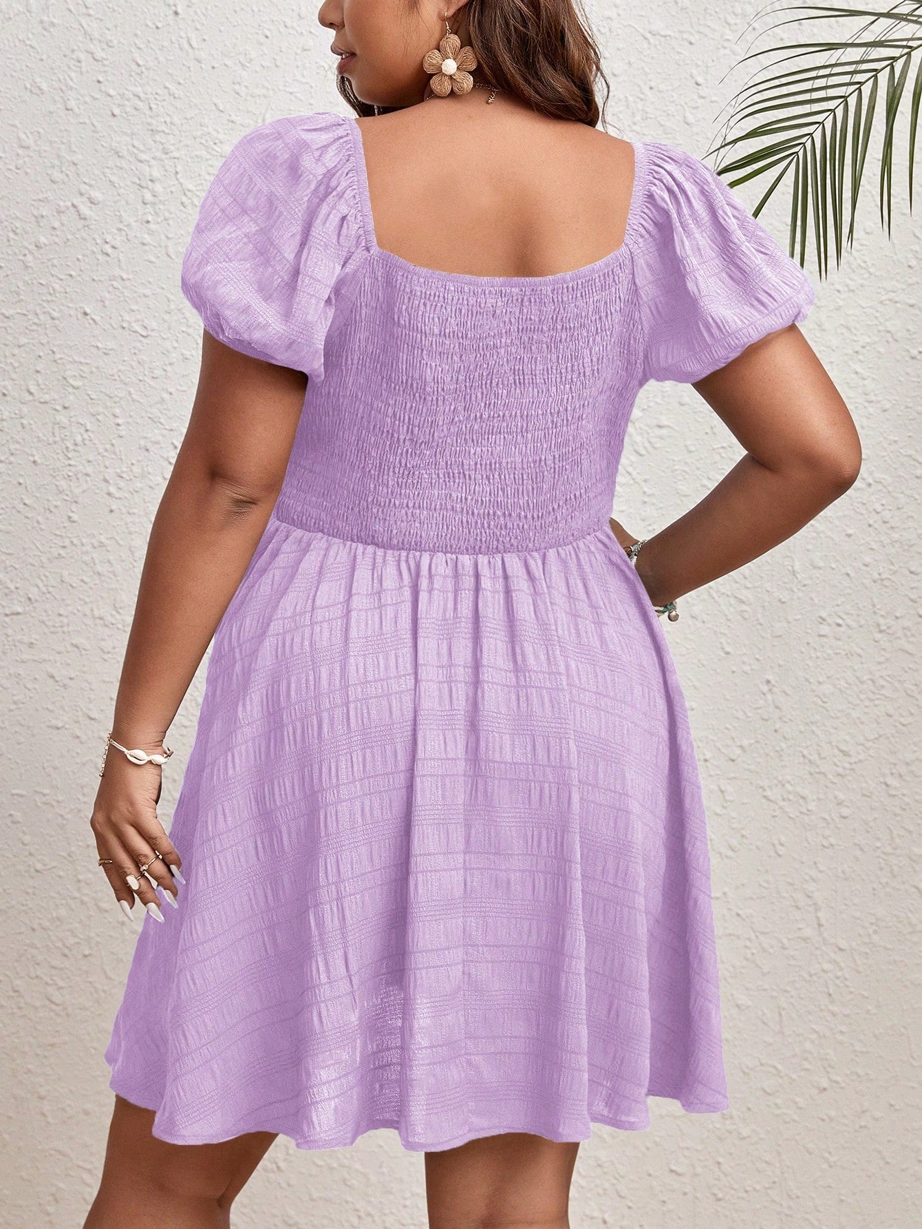 Vestido Manga Bufante Leny