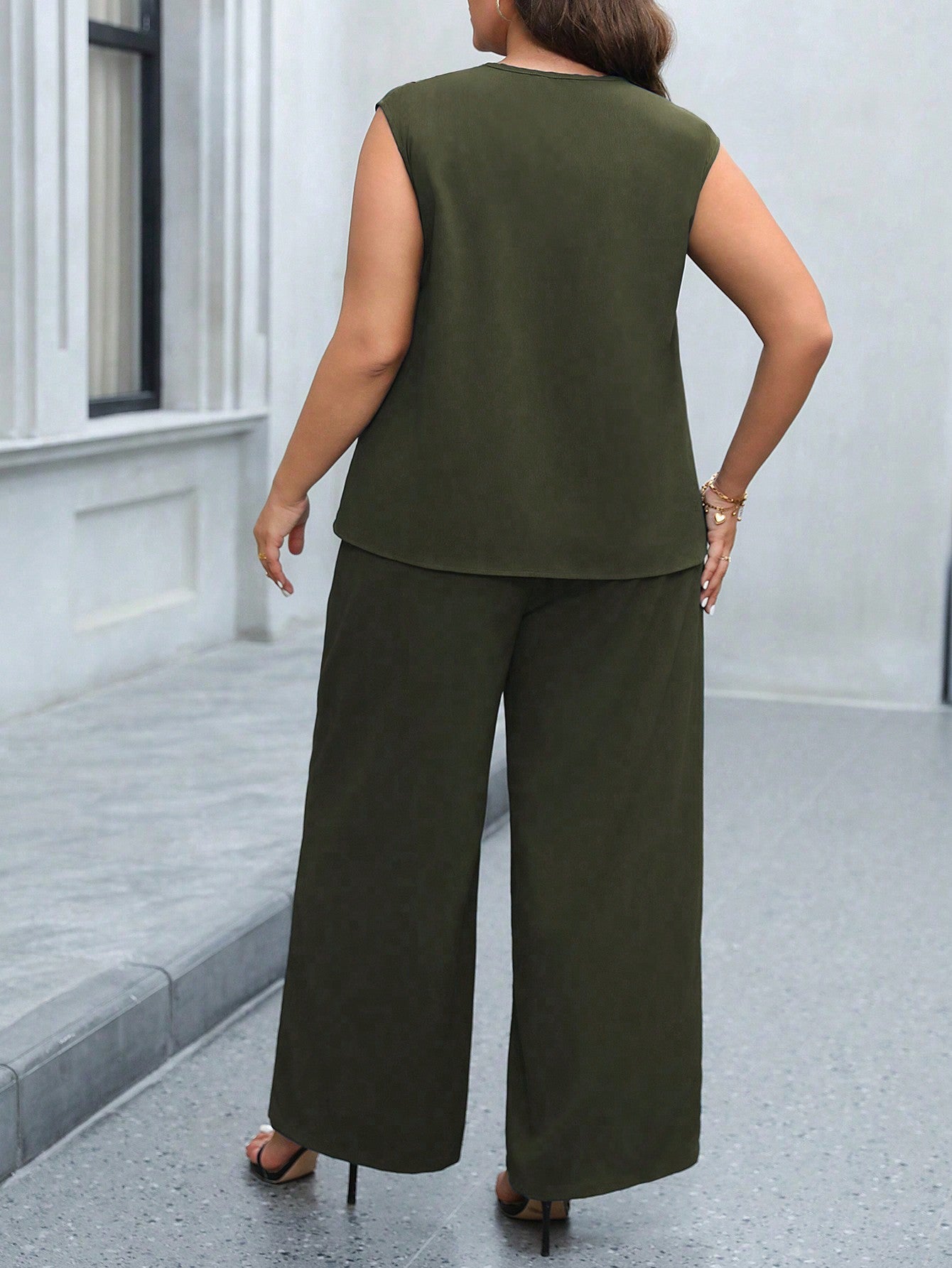 Conjunto Casual Moderno Calça e Blusa