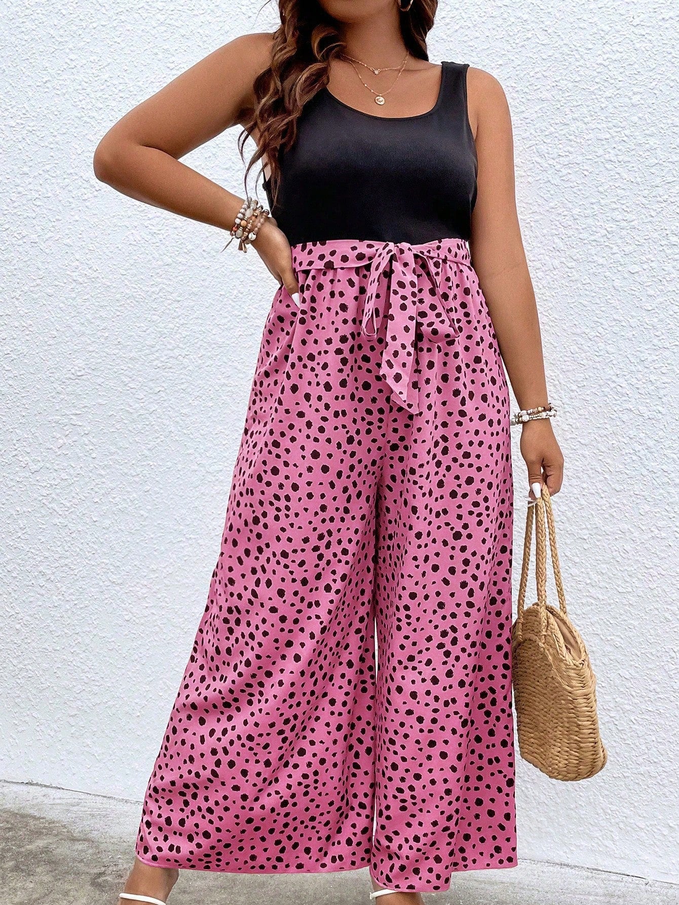 Macacão Poá Plus Size