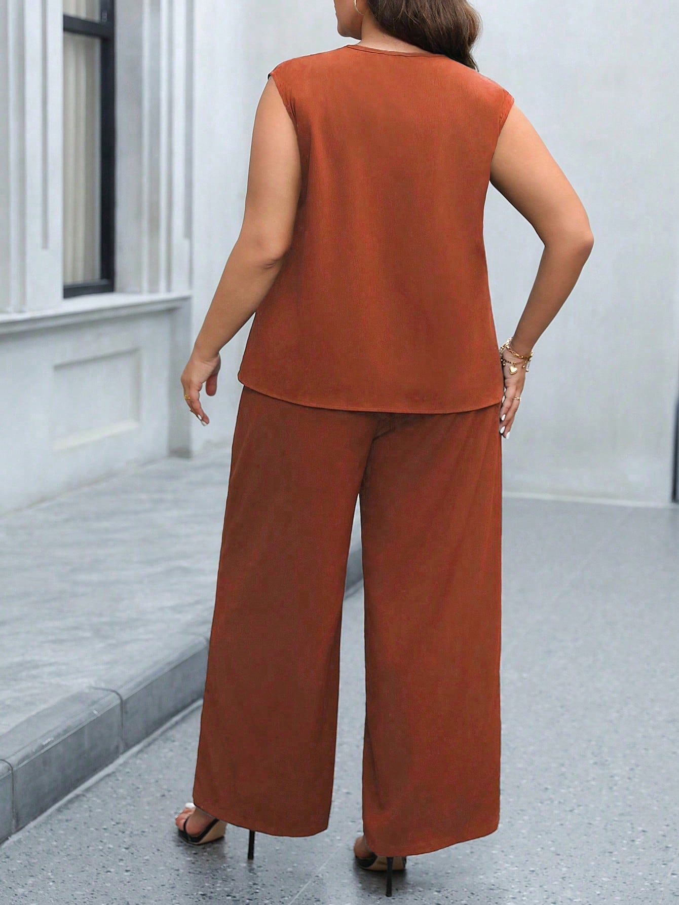 Conjunto Casual Moderno Calça e Blusa