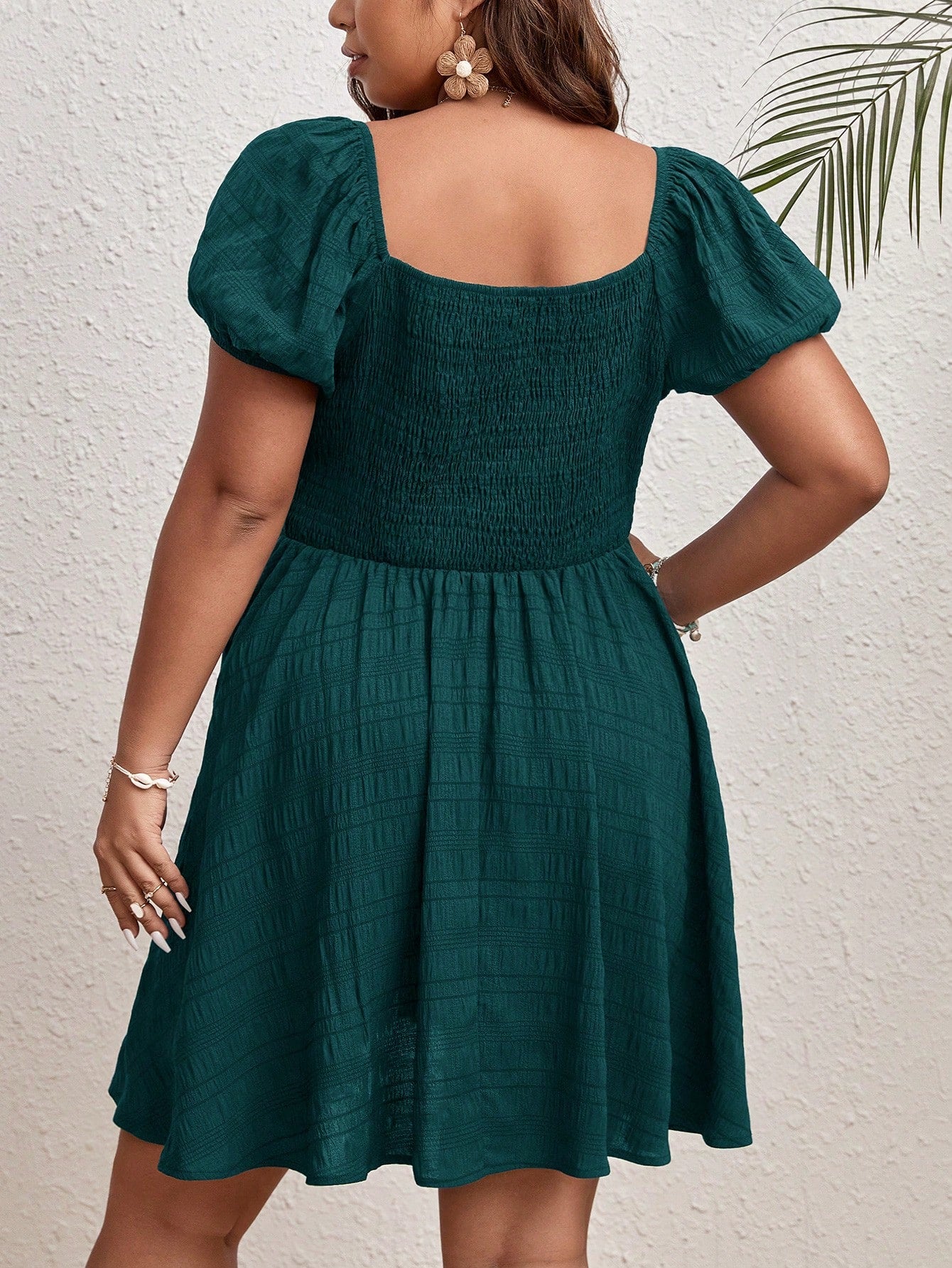Vestido Manga Bufante Leny
