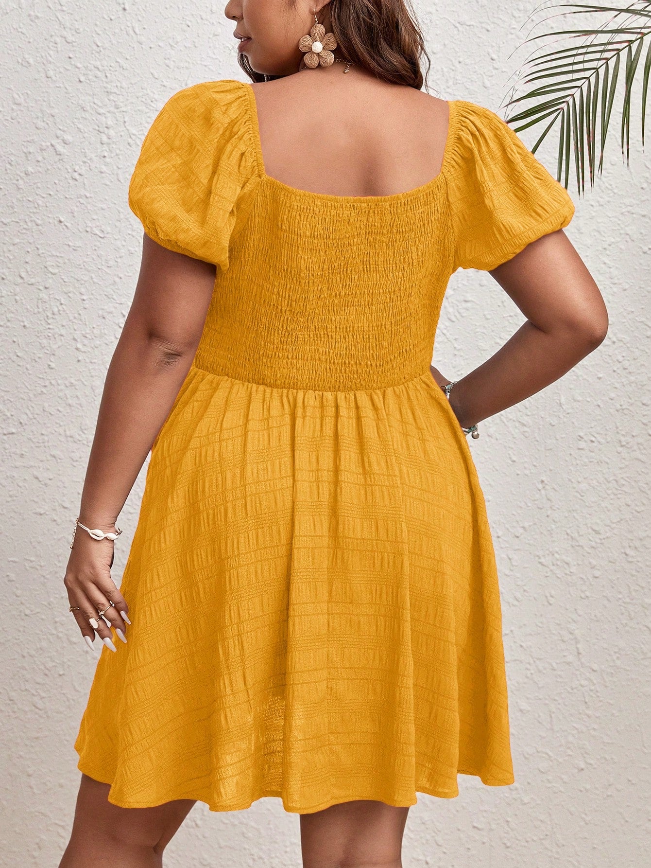 Vestido Manga Bufante Leny