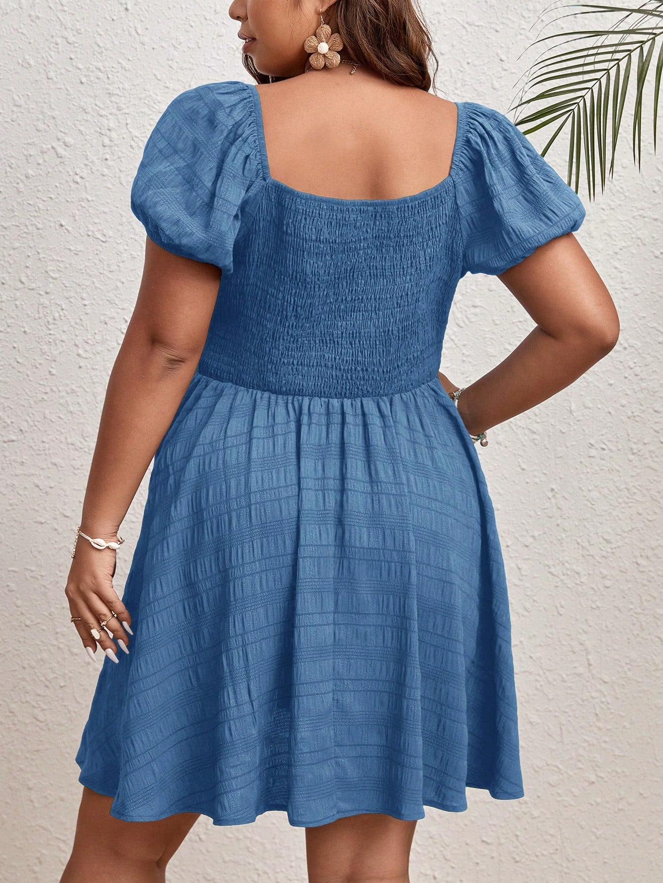 Vestido Manga Bufante Leny