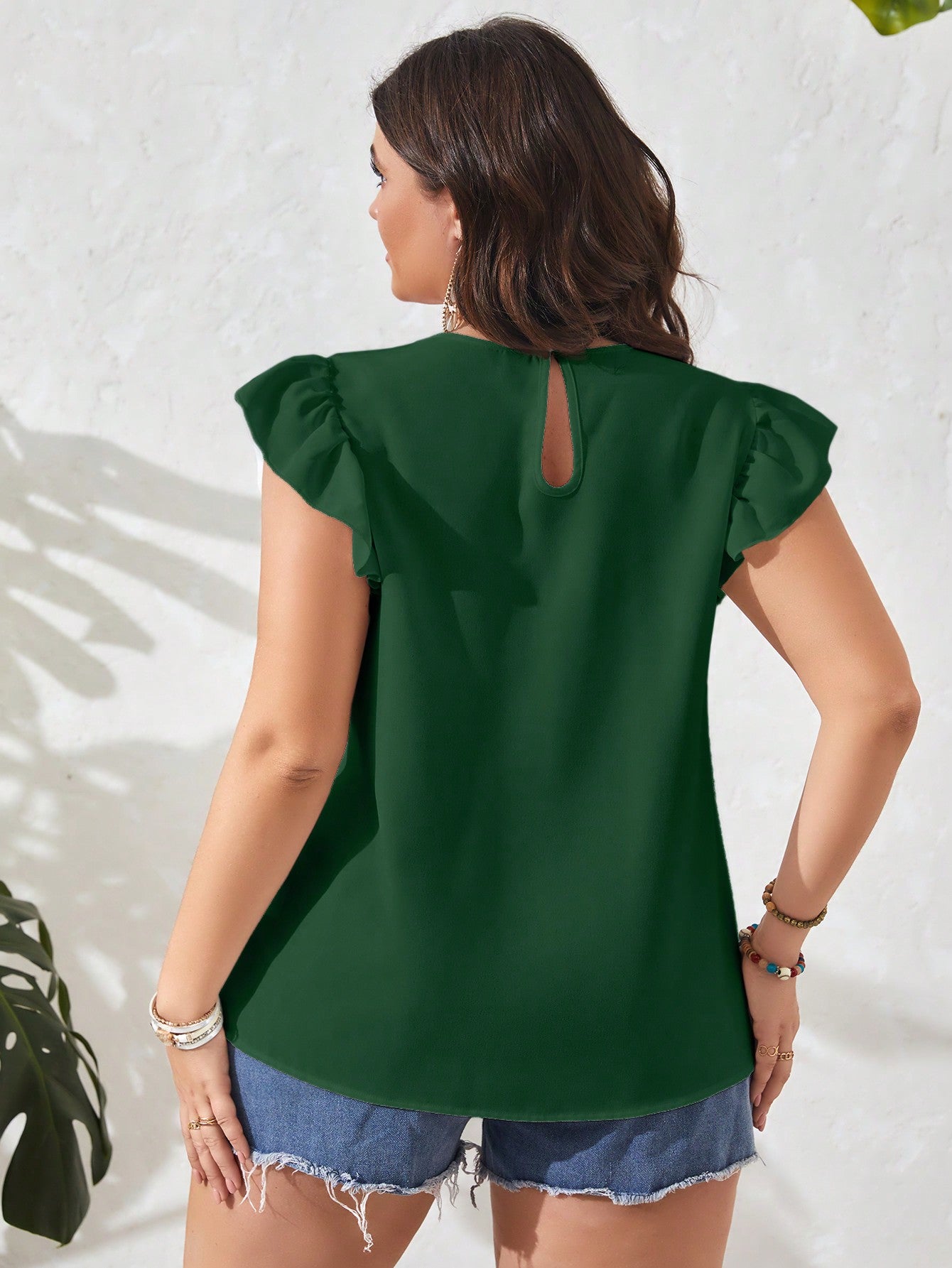 Blusa Helena Com Renda E Babado