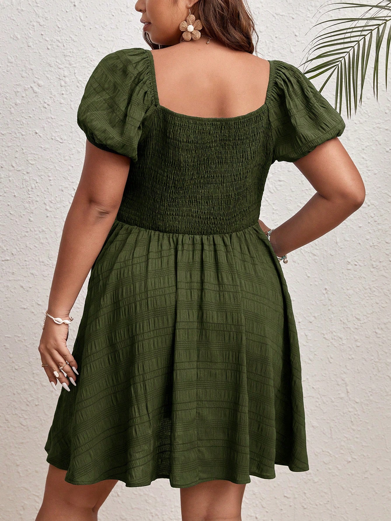 Vestido Manga Bufante Leny