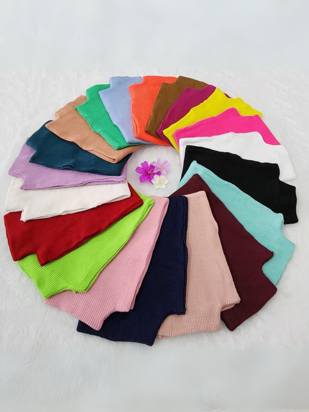 Kit Plus Size 3 Peças Tricot Gola Alta Canelado