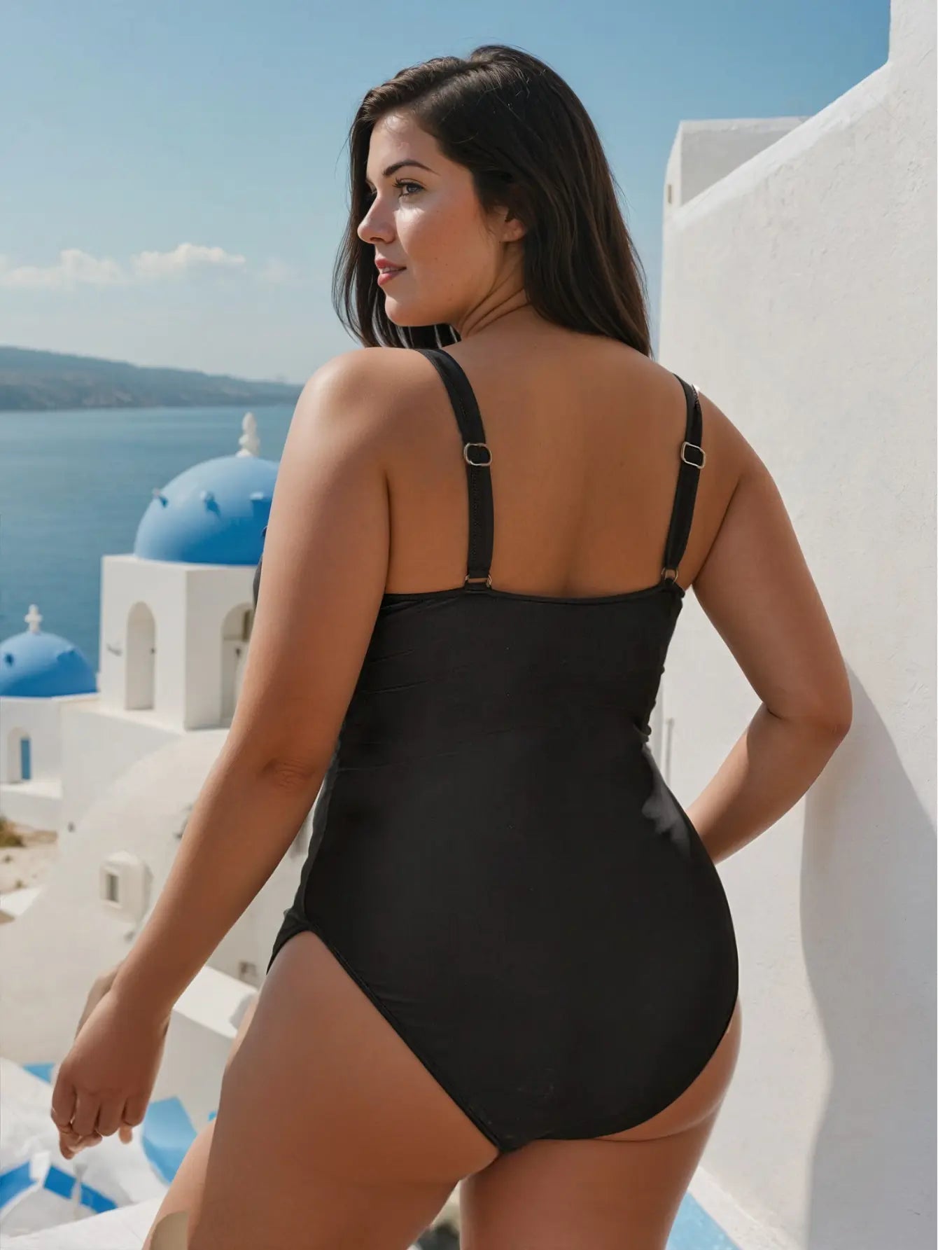Maio de banho Básico Plus size