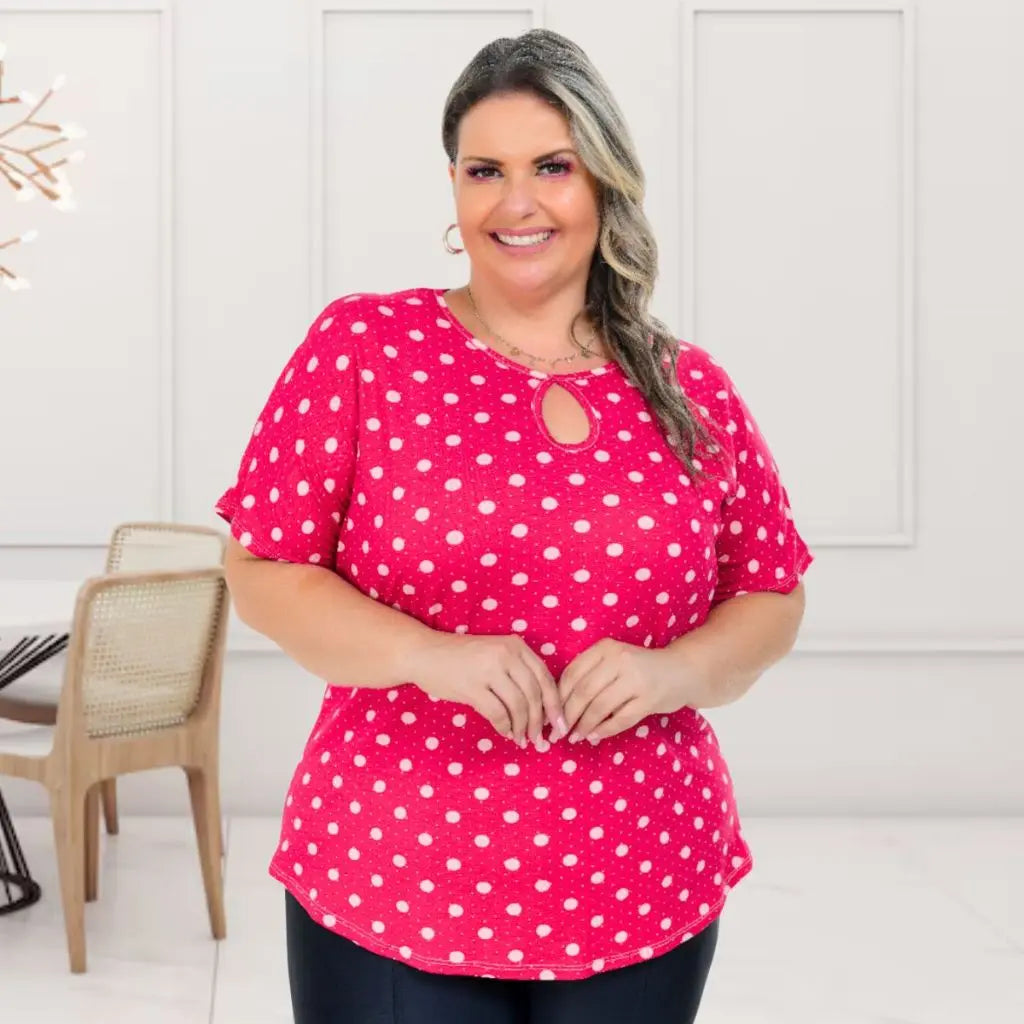 Blusa Estampada Verão Básica