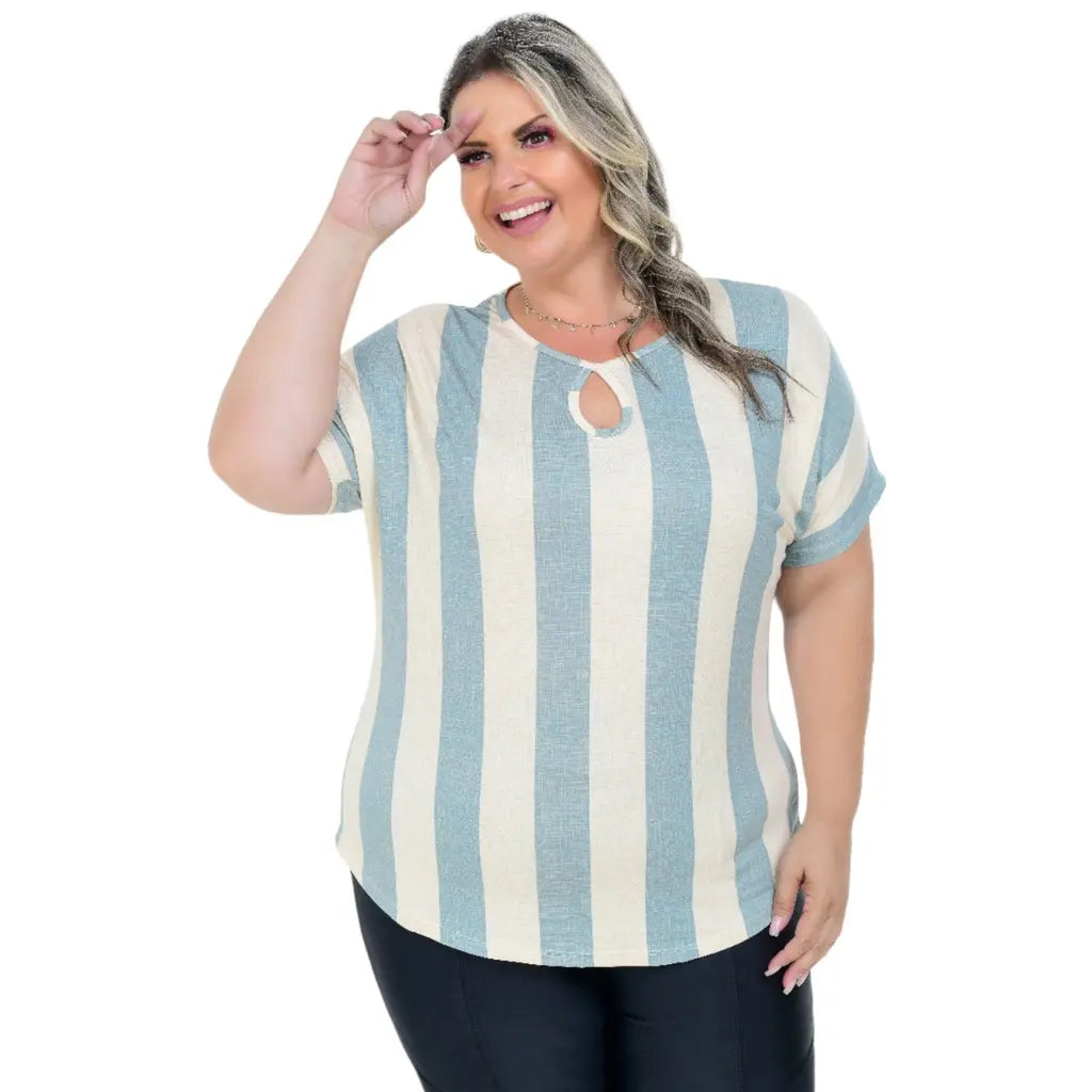 Blusa Estampada Verão Básica