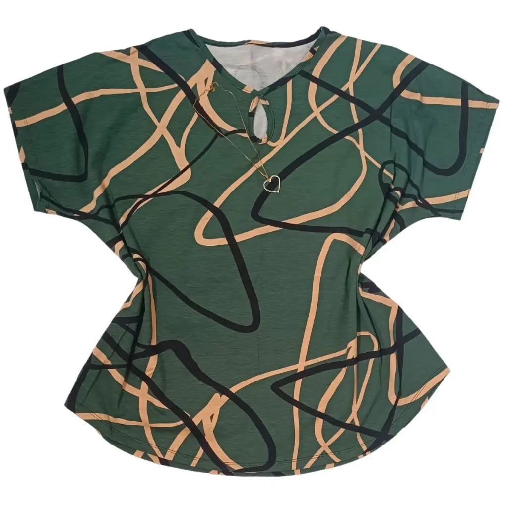 Blusa Estampada Verão Básica