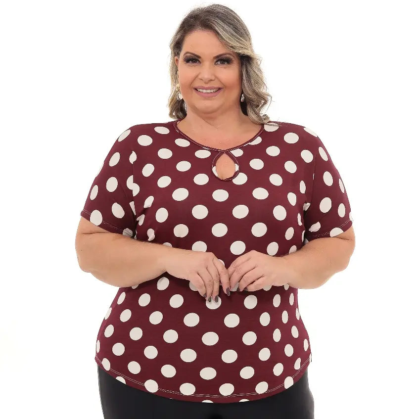 Blusa Estampada Verão Básica