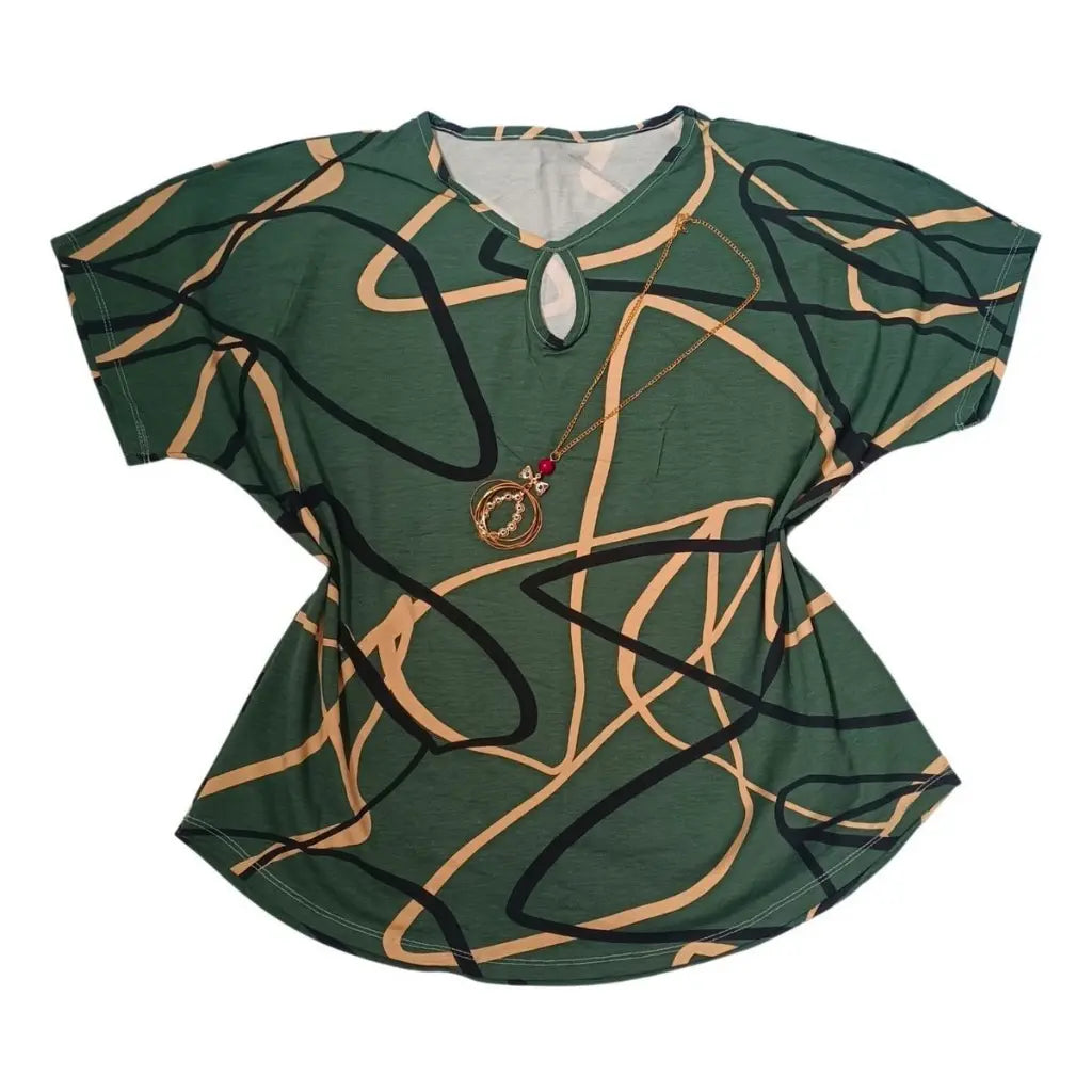 Blusa Estampada Verão Básica