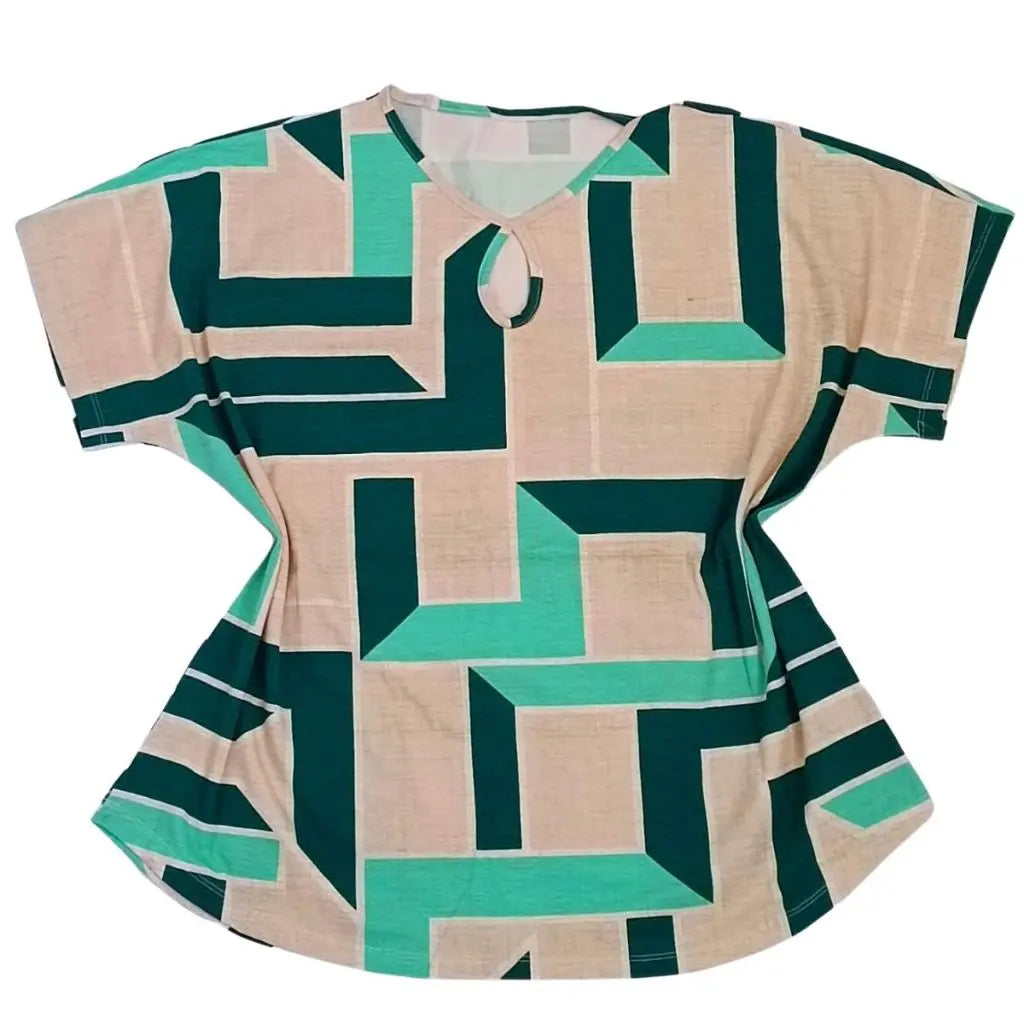 Blusa Estampada Verão Básica