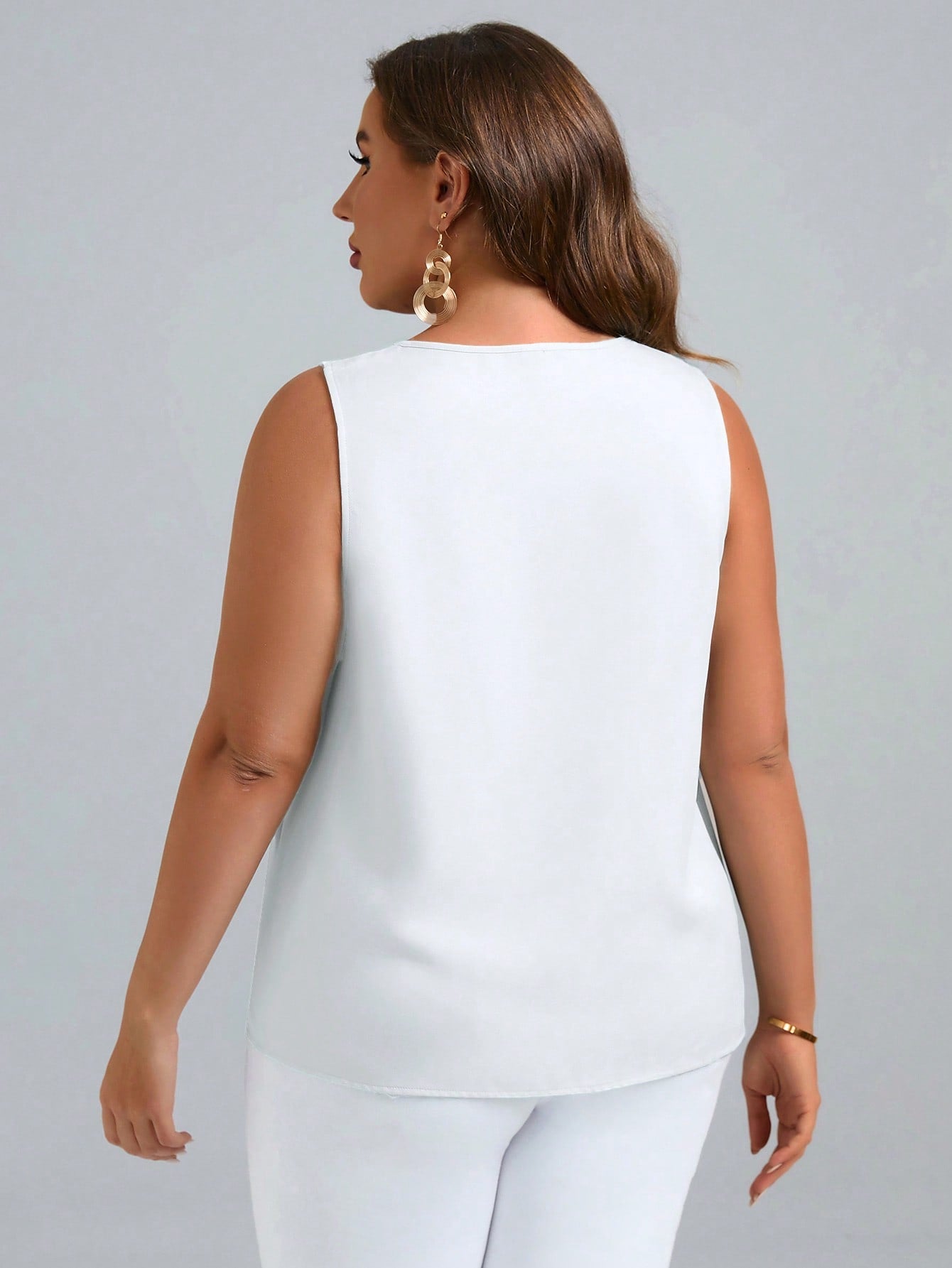 Blusa Decote Especial Plus Size