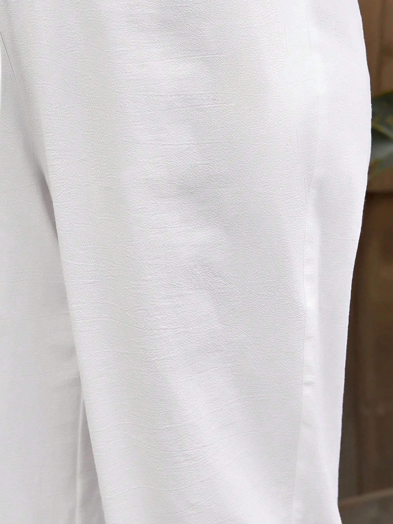 Calça Harem Com Detalhe de Guipir