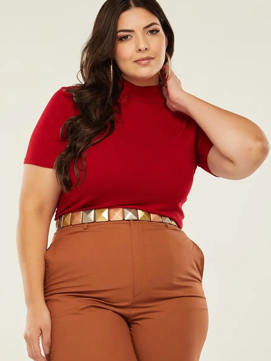 Kit 2 Blusas Básicas Golinha Alta Casual