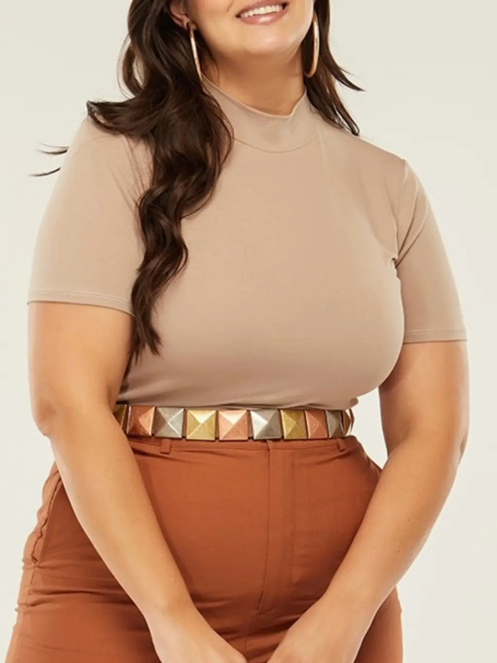 Kit 2 Blusas Básicas Golinha Alta Casual