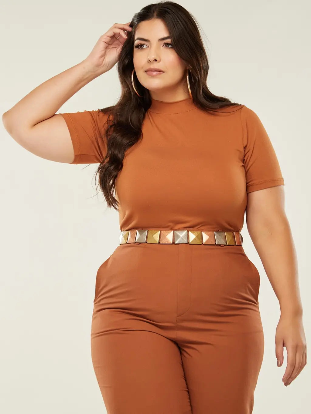 Kit 2 Blusas Básicas Golinha Alta Casual