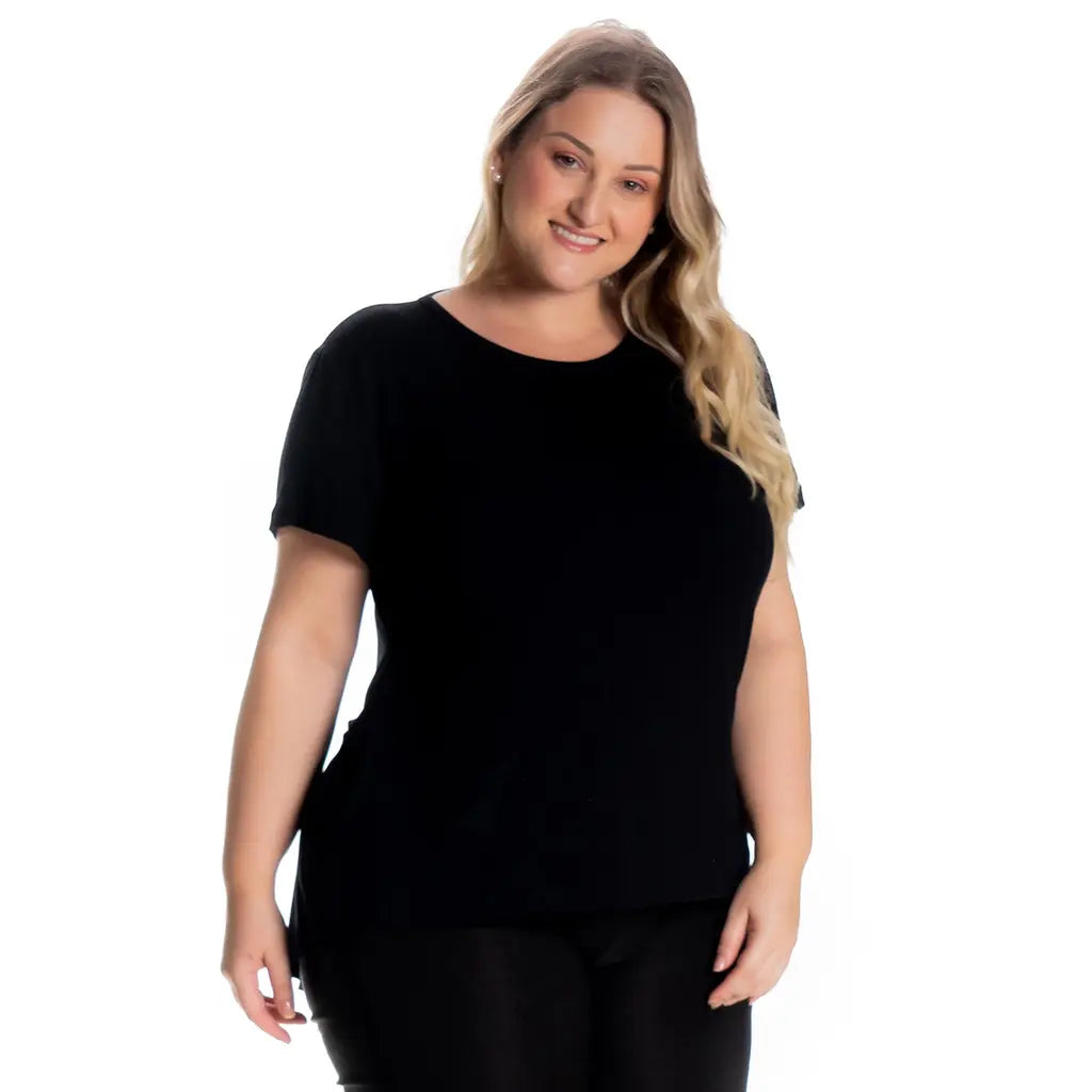 Kit 2 Blusas Básicas Mullet