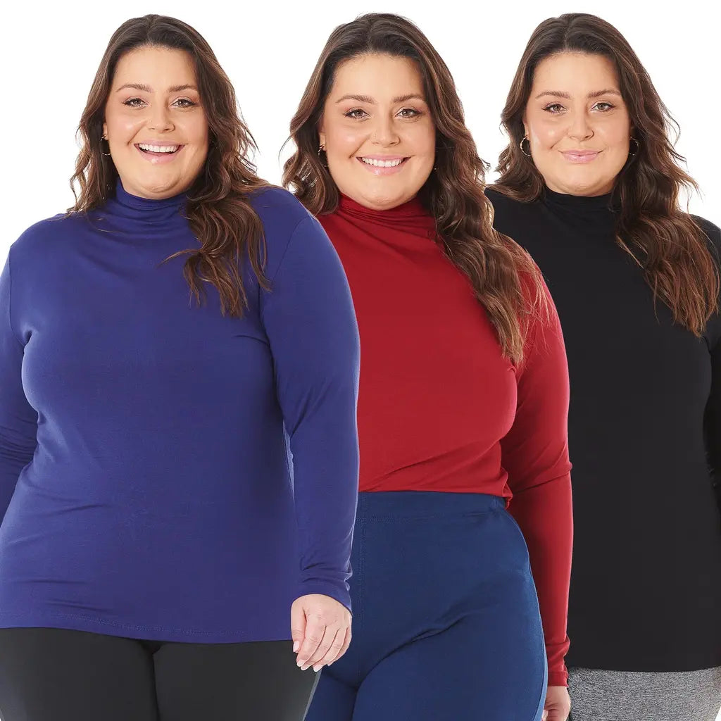 Kit 3 Blusas Cacharrel Plus Size